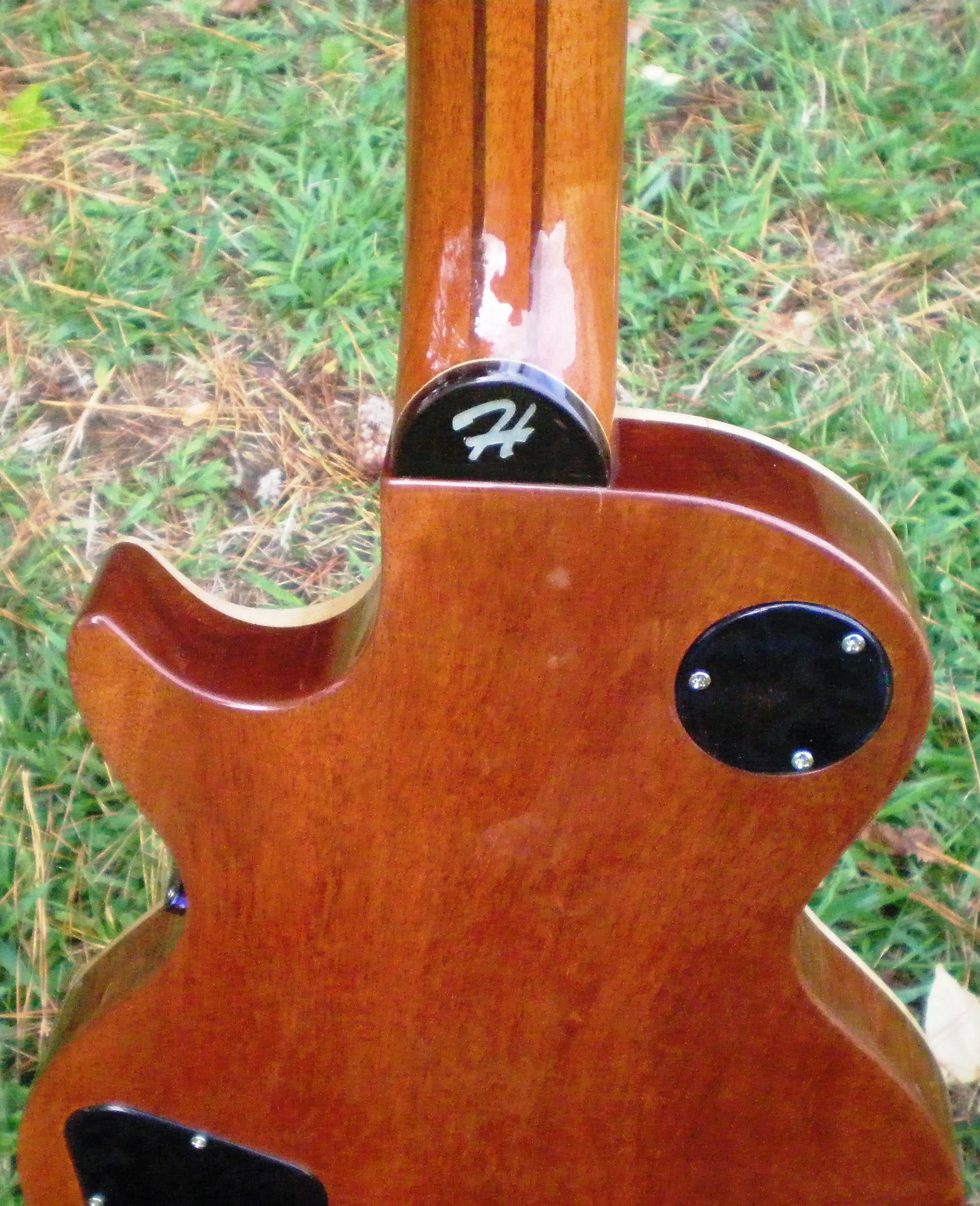 Hawkins Les Paul Style Guitar Back