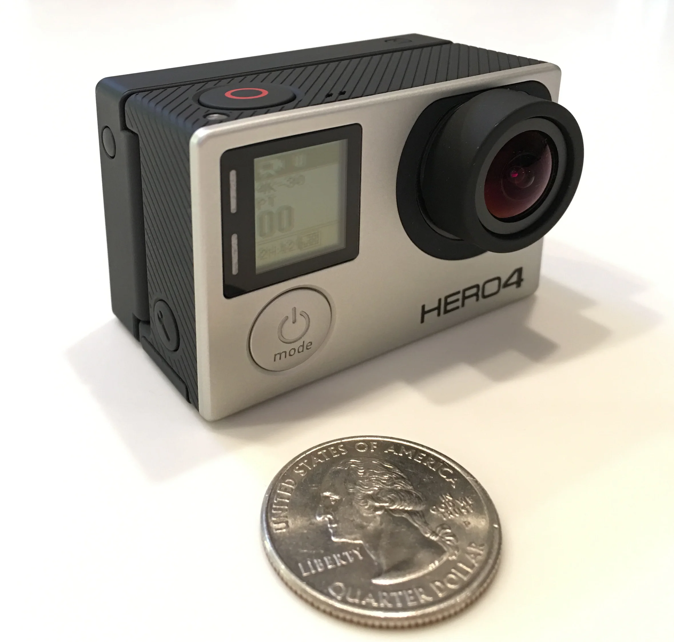 GoPro Hero4 Black with BacPac attached