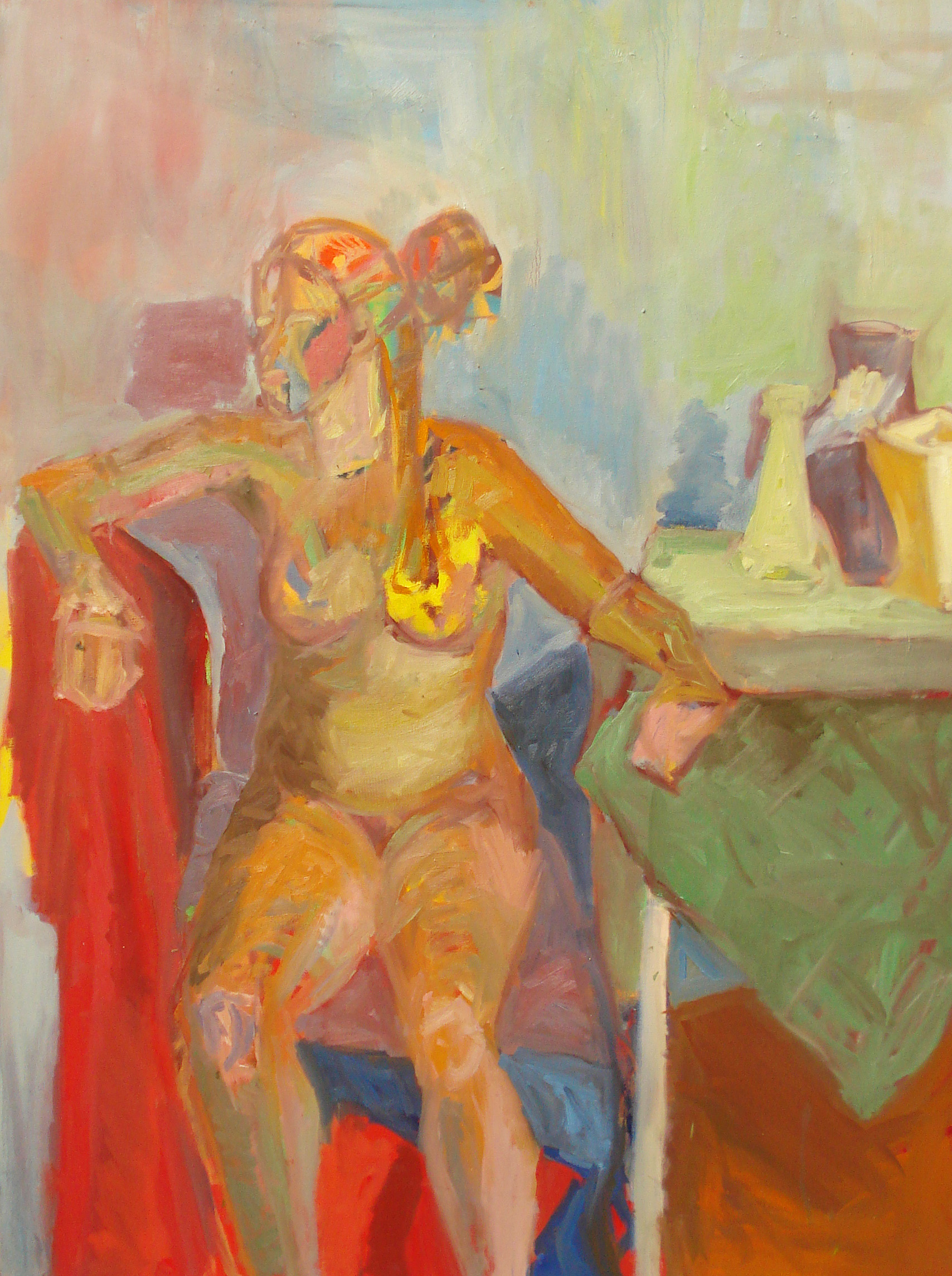 Harmony in Red Chair