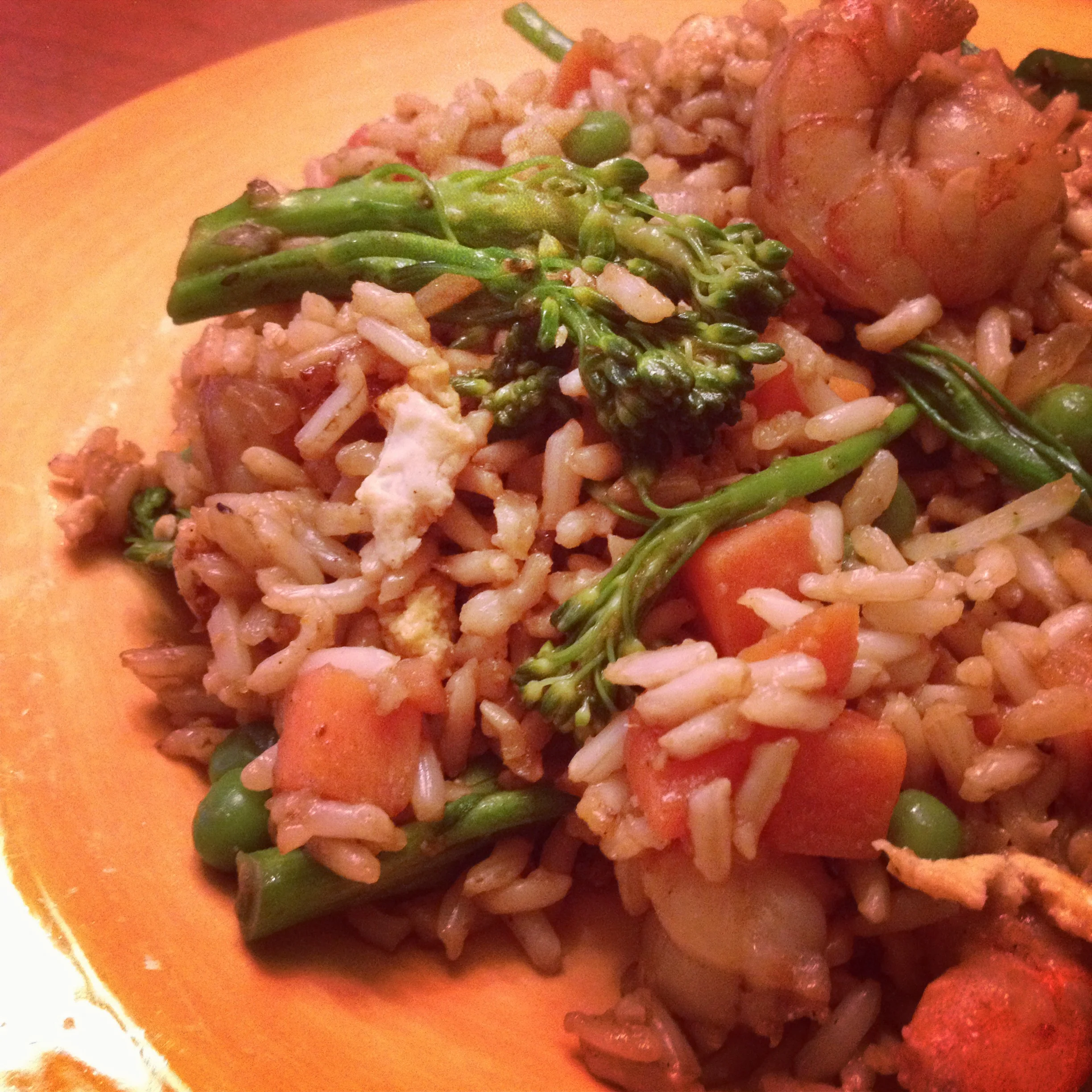 Homemade Shrimp Fried Rice