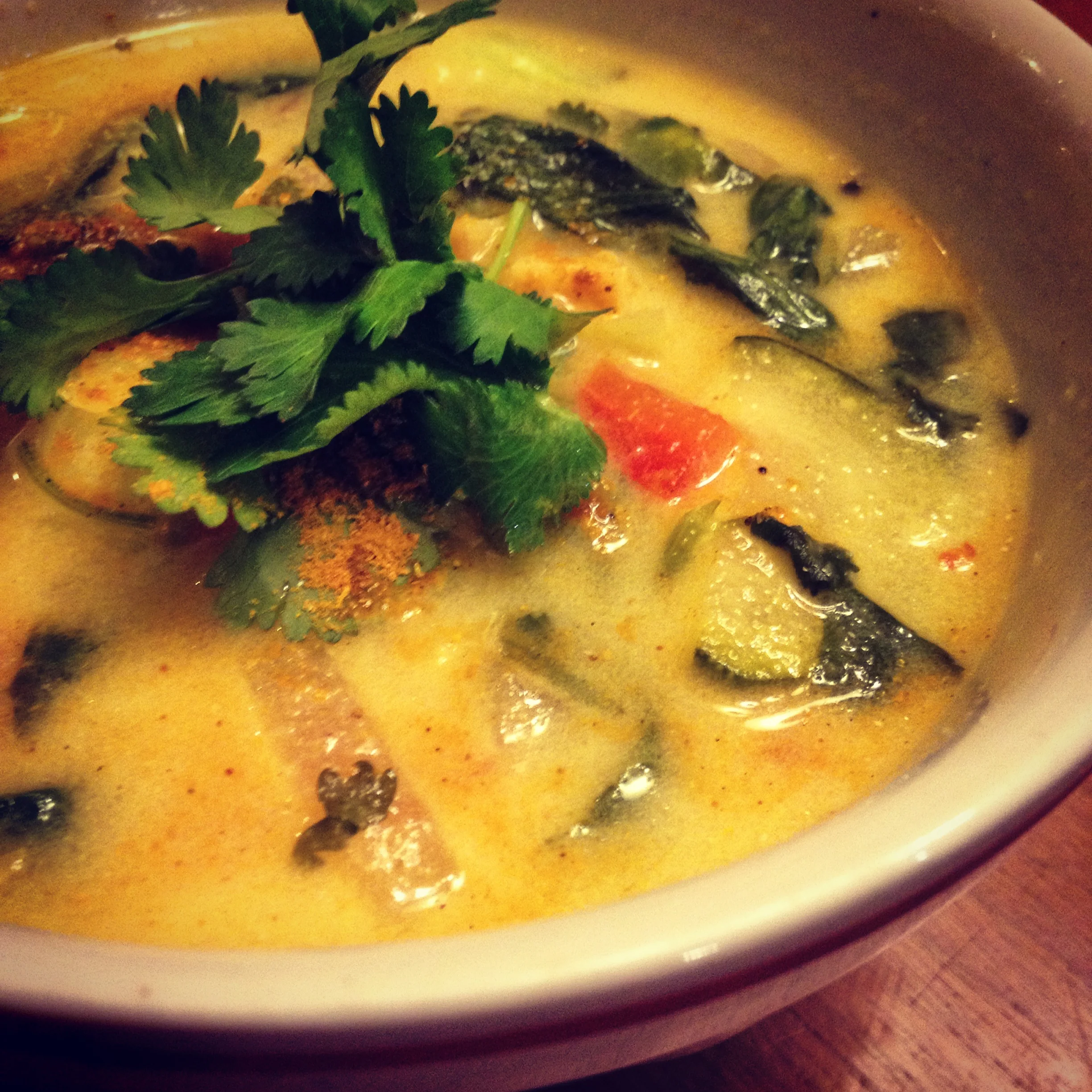 Thai Coconut Curry Soup