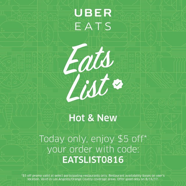 Attention eaters! @ubereats is celebrating what&rsquo;s hot and new on the app with their exclusive #EATSList: Hot &amp; New, and we&rsquo;ve been selected to be part of the list! 
Taste what all the hype is about when you order our delicious dishes 