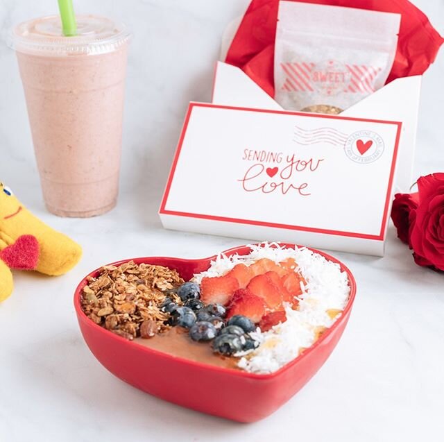 Reminder: Valentine&rsquo;s Day is Friday.  Order the person you love and Acai bowl