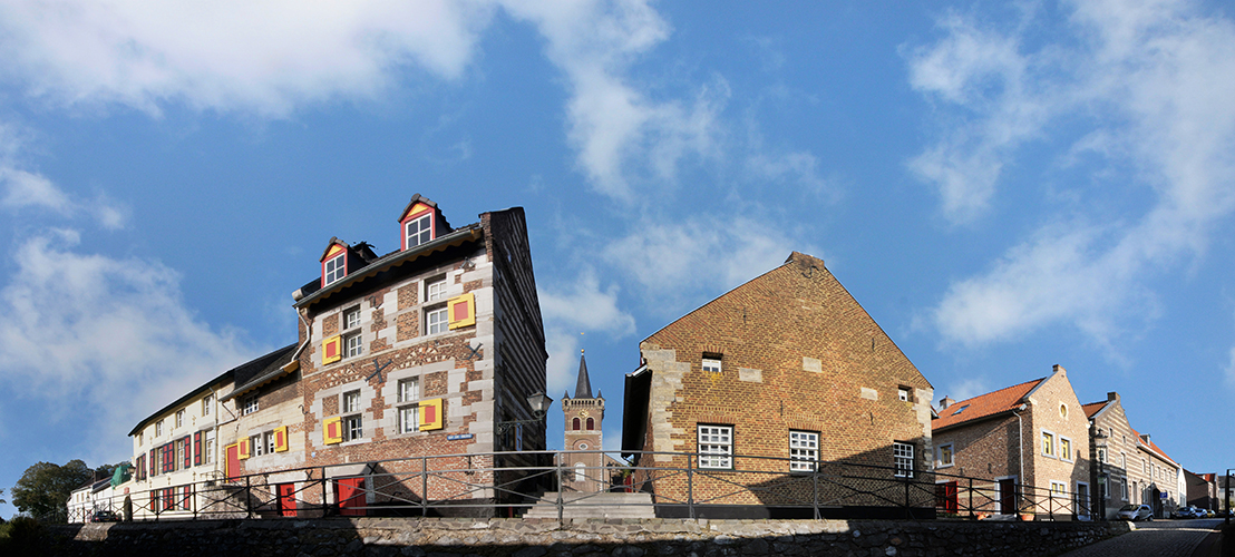 Panorama foto Elsloo Maasberg.