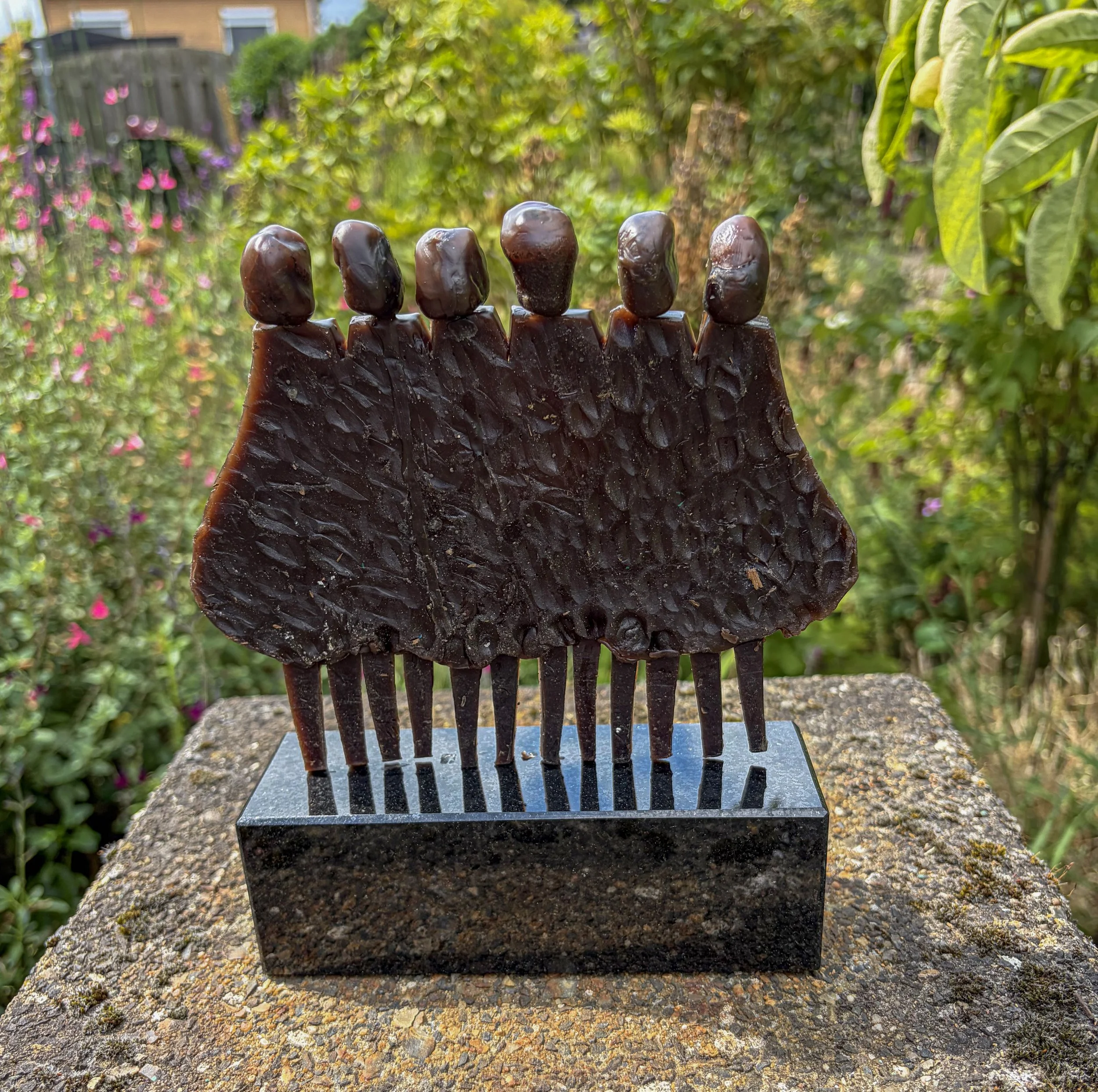 Wasmodel van een bijzonder object Titel"Unique close famely"