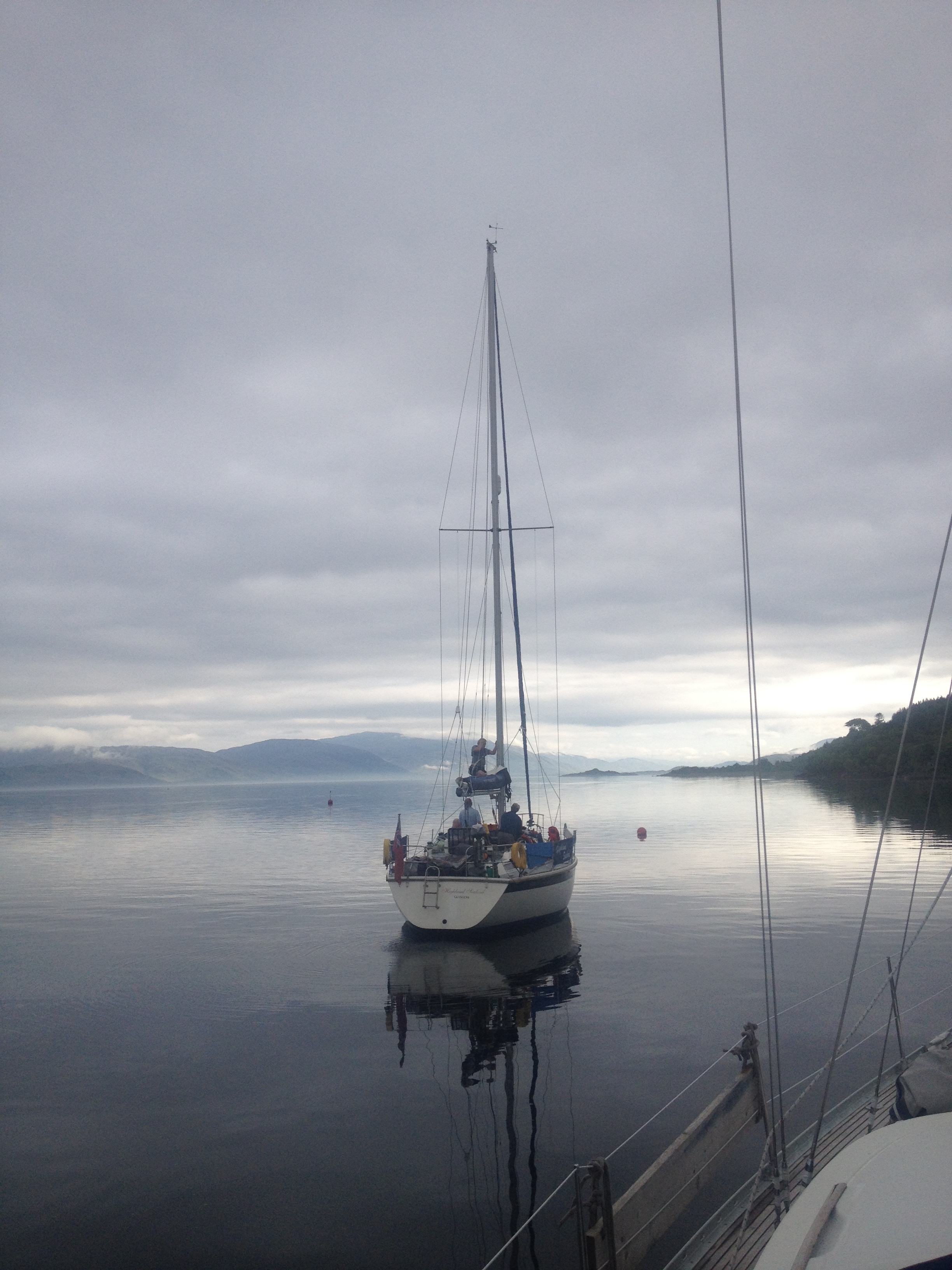 on mooring in shuna
