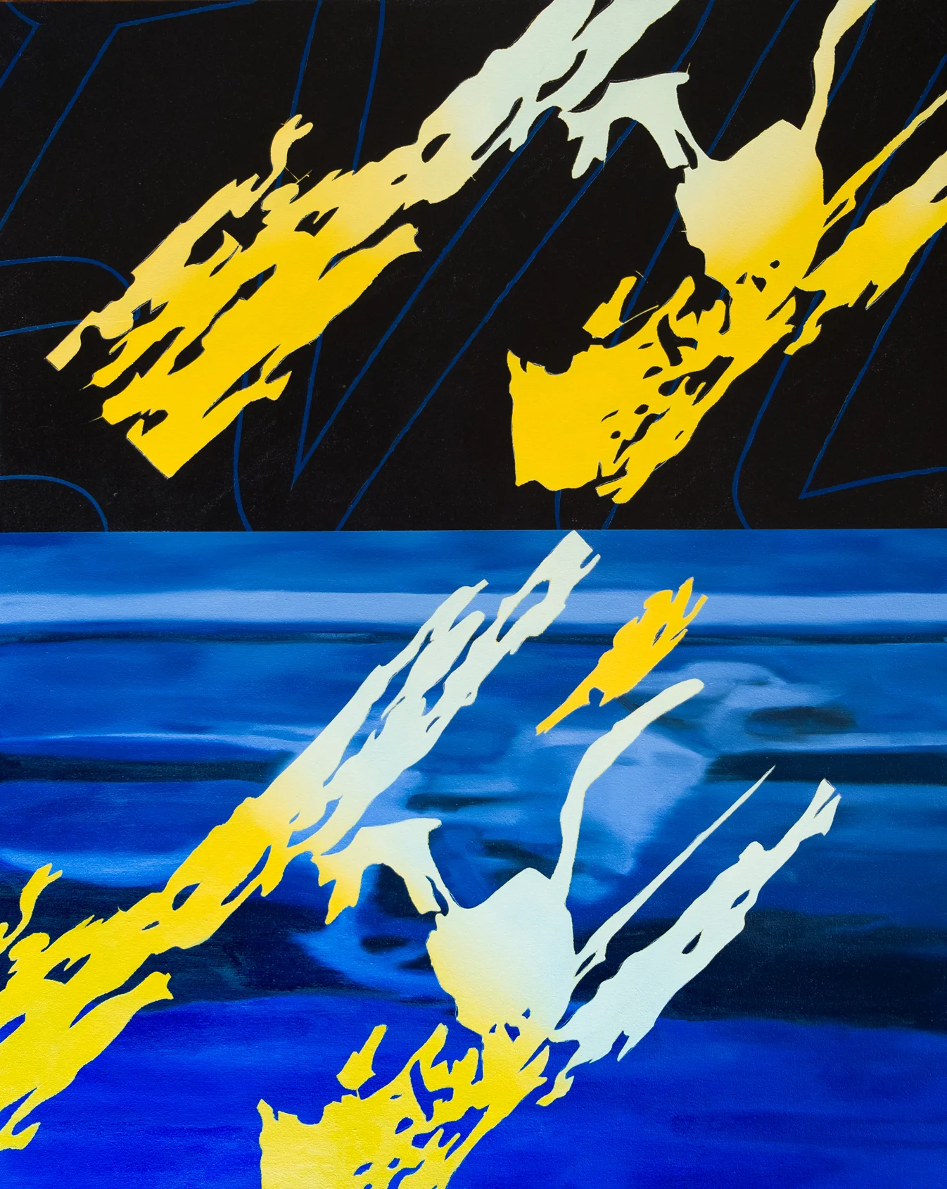 Evil Ignored - 2017, oil on canvas, 32"x40"