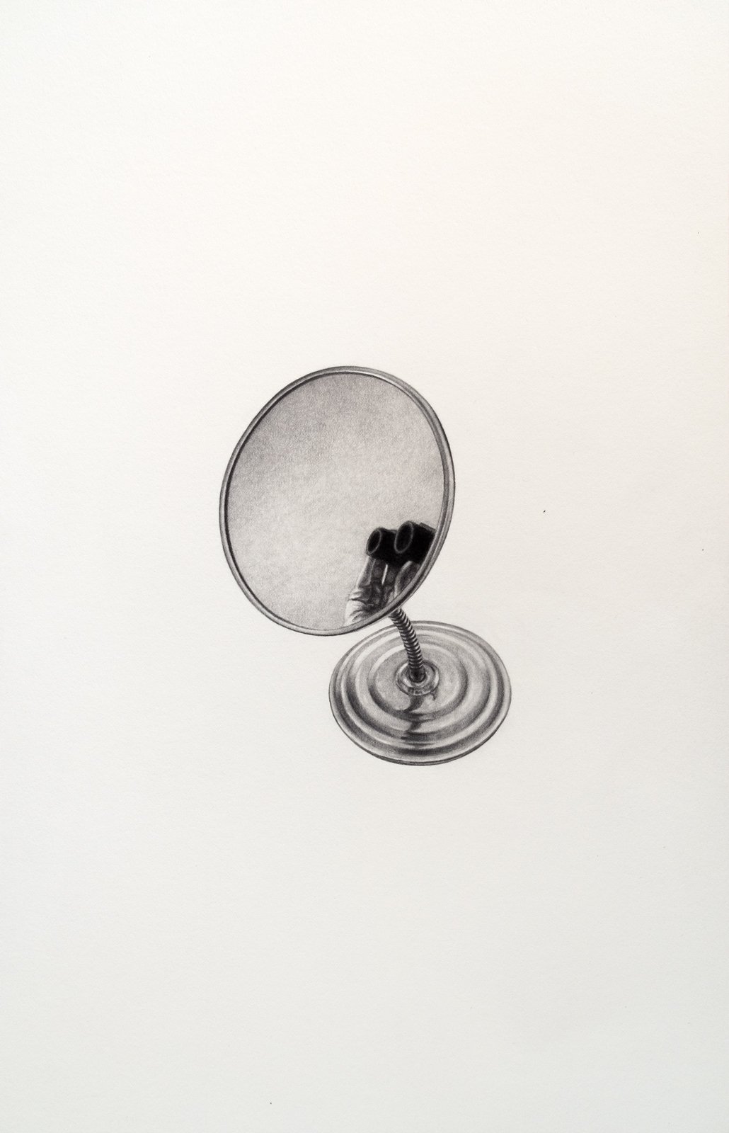 Looking at Someone Looking at Something - 11x17in, graphite on paper, 2021