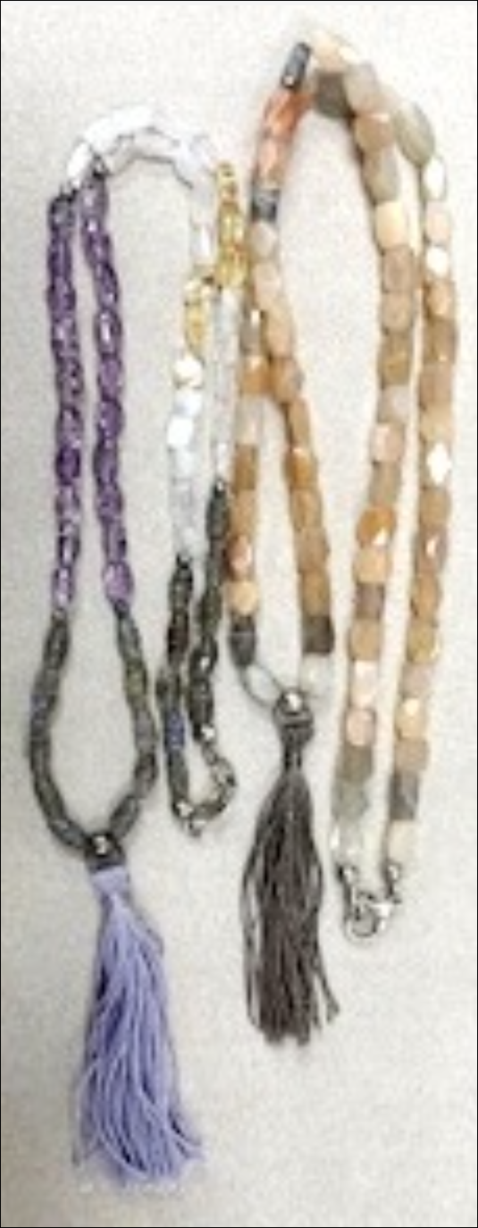 SILK TASSEL NECKLACE