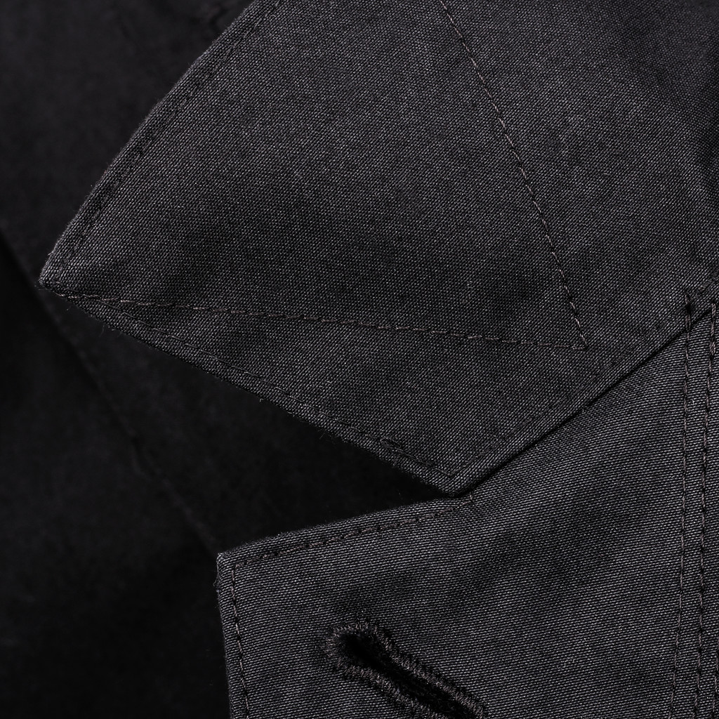 Classical menswear elements paired with modern details as well.