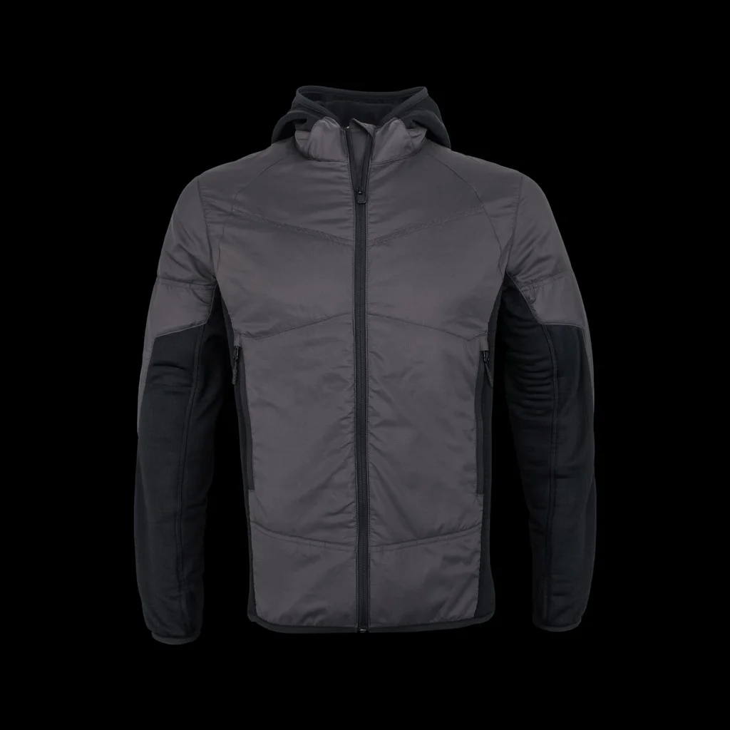Partnering with Polartec, the Javelin is a superlight combination of their Alpha insulation and Powergrid materials. Warm when you need warmth and highly breathable when you need to cool off. This is another example of the team coming together to execute a highly technical style with US manufacturing.