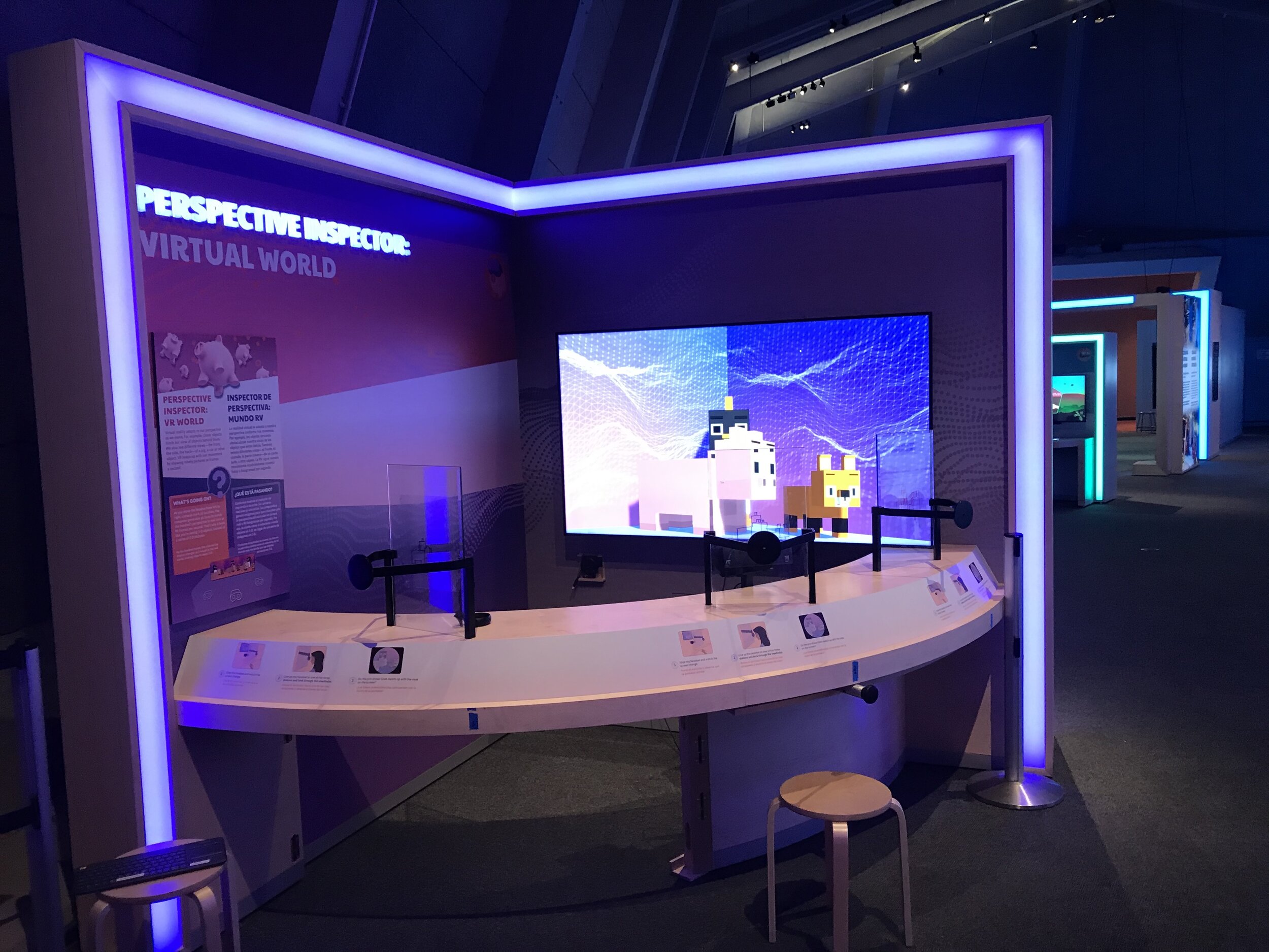 Finished exhibit (digital side)