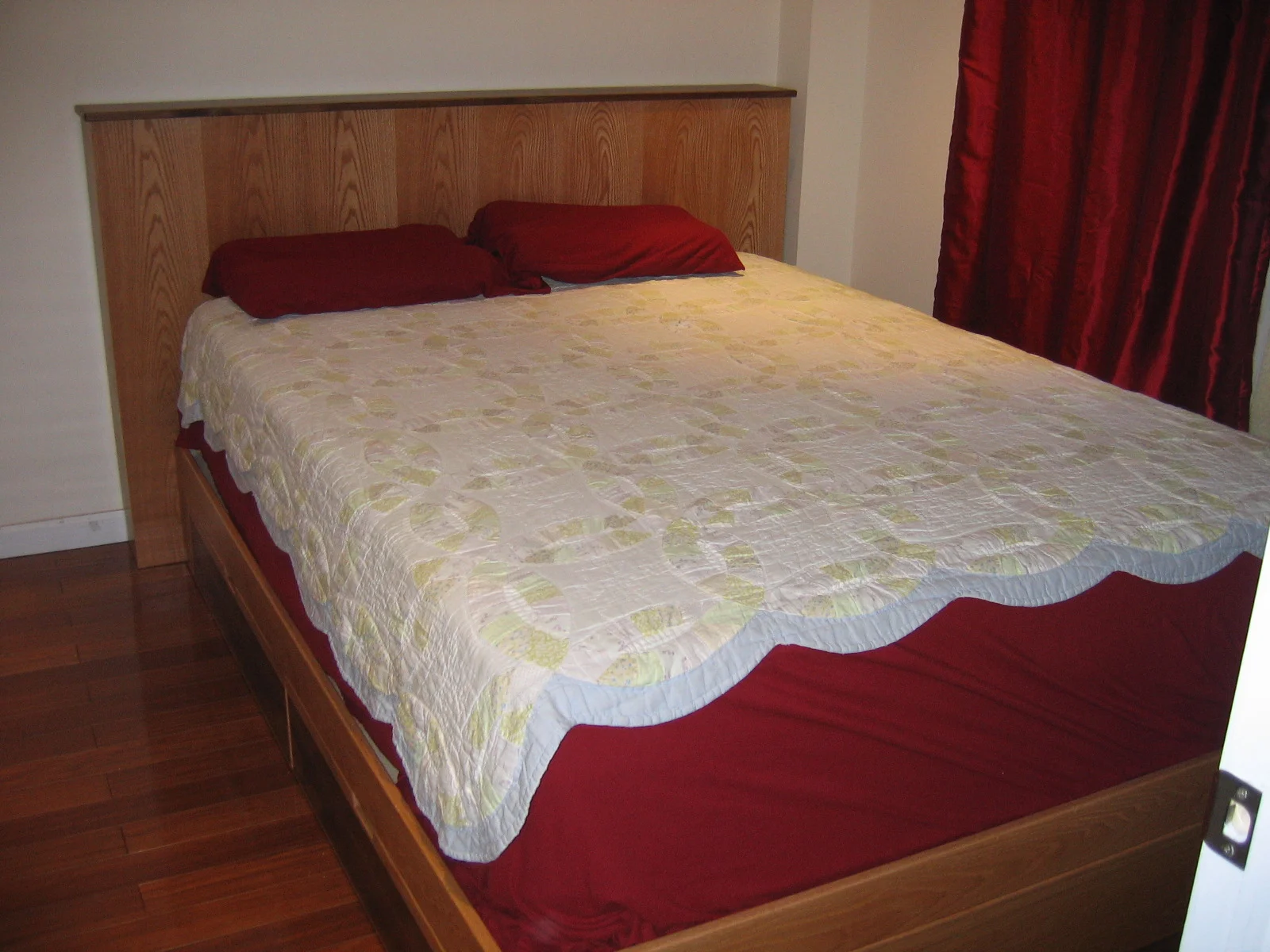 Bed with drawers