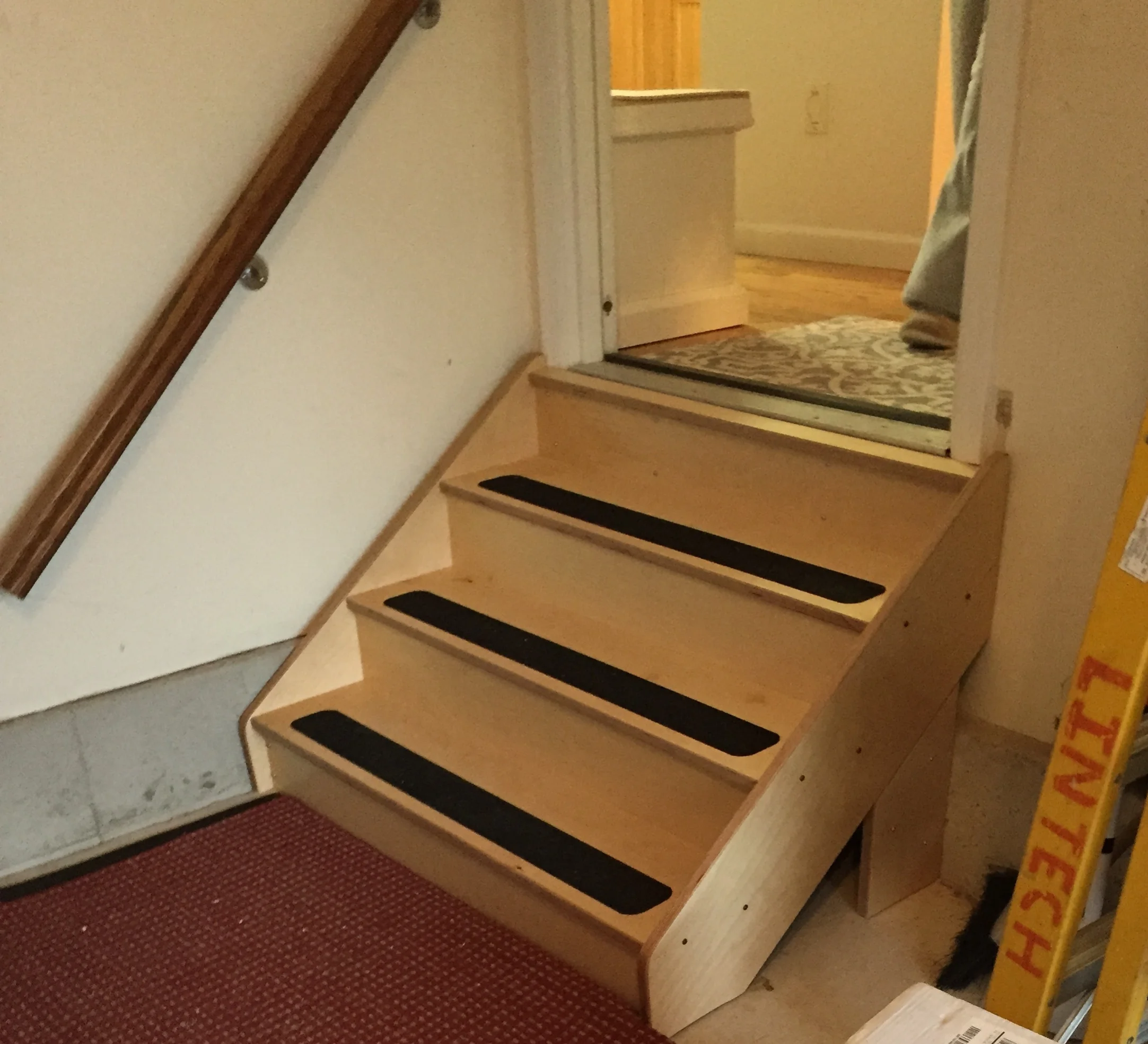 Custom garage stairs