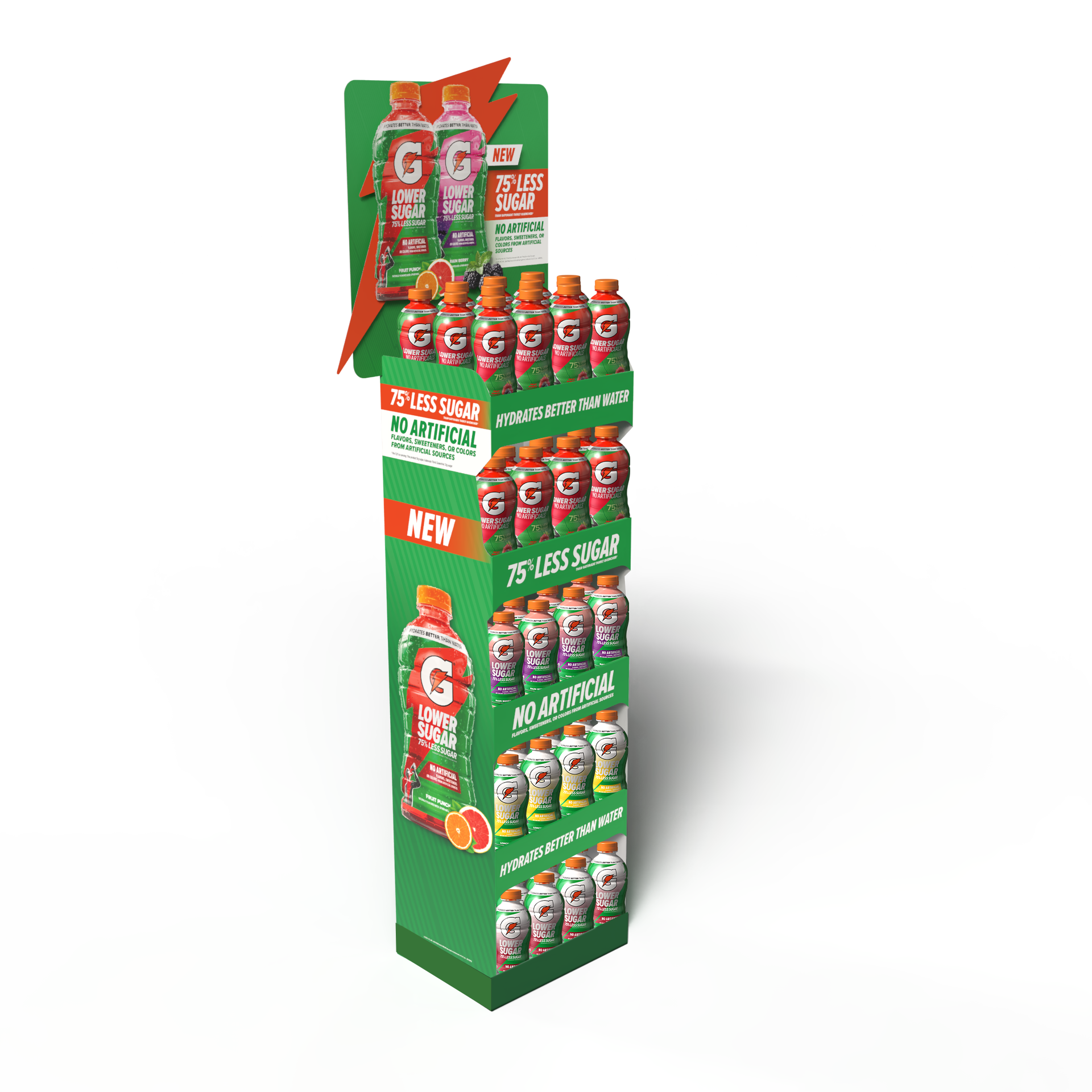 3305855_P3 Gatorade Lower Sugar_60ct 5 Shelf Shipper.png