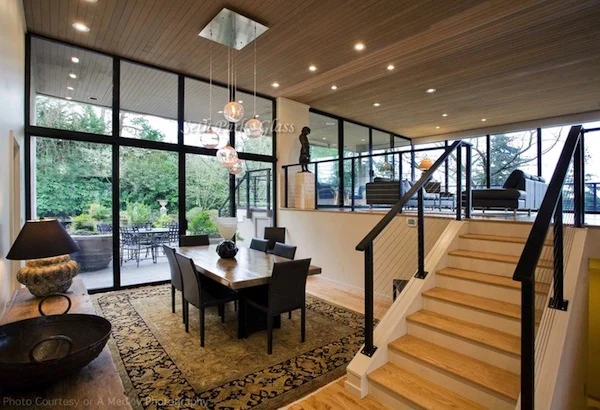 Freeform Pendant Blown Glass Chandelier