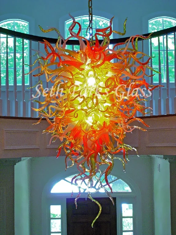 Anemone Blown Glass Chandelier