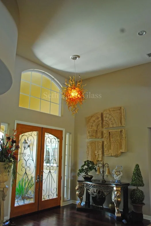 Anemone Blown Glass Chandelier