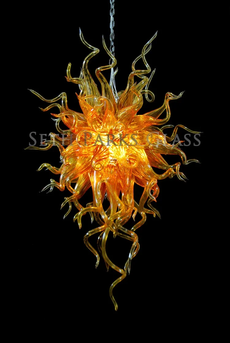 Anemone Blown Glass Chandelier