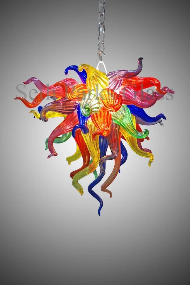 Anemone Blown Glass Chandelier
