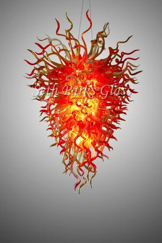 Anemone Blown Glass Chandelier