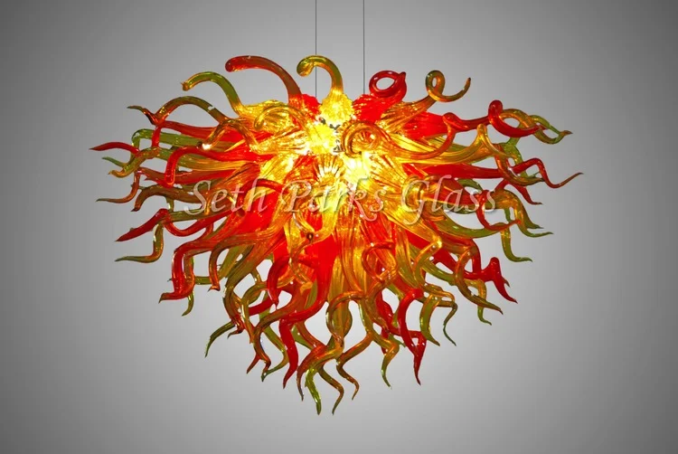 Anemone Blown Glass Chandelier