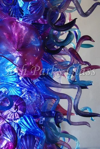 Anemone Blown Glass Chandelier