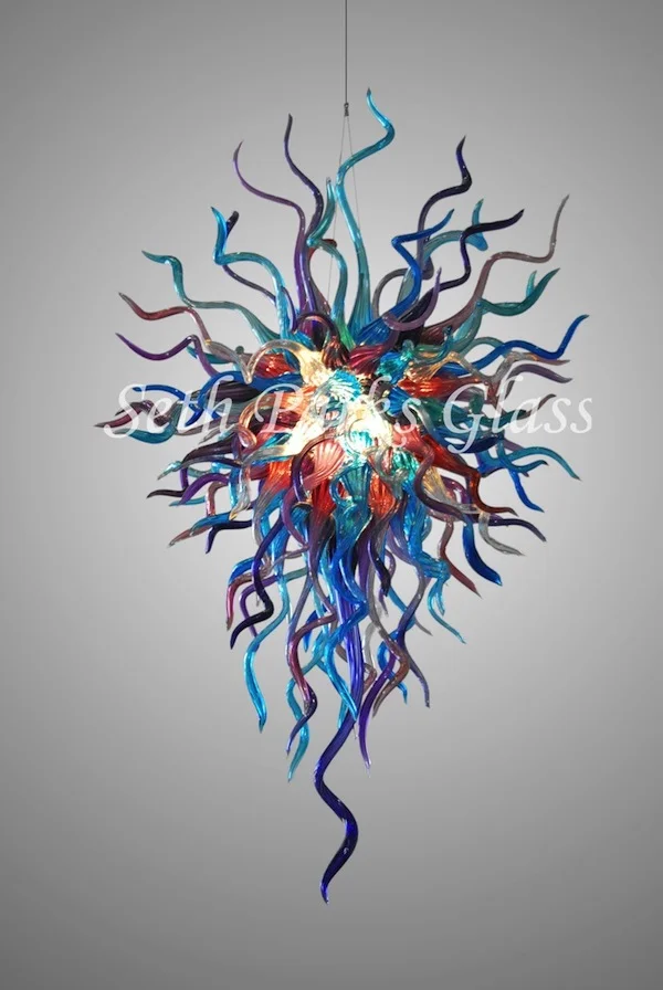 Anemone Blown Glass Chandelier