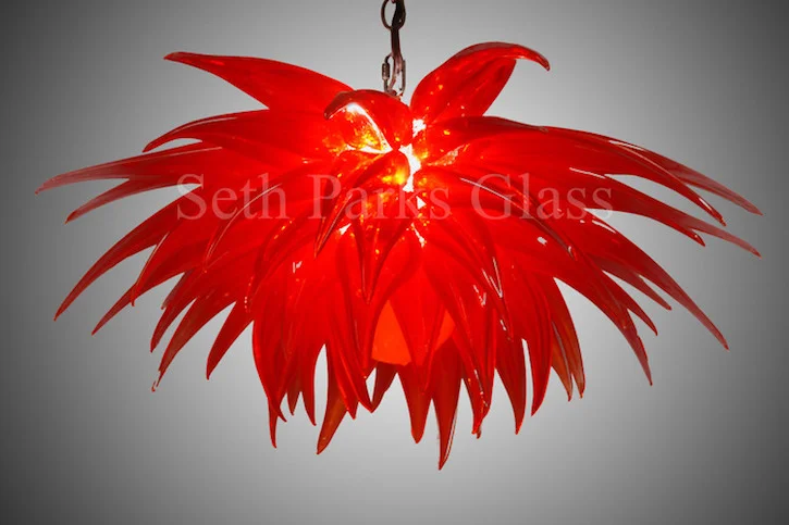 Fiorire Blown Glass Chandelier