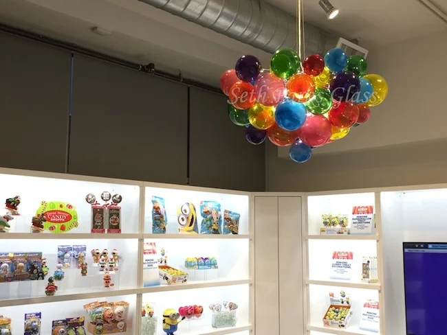Caramella Blown Glass Chandelier