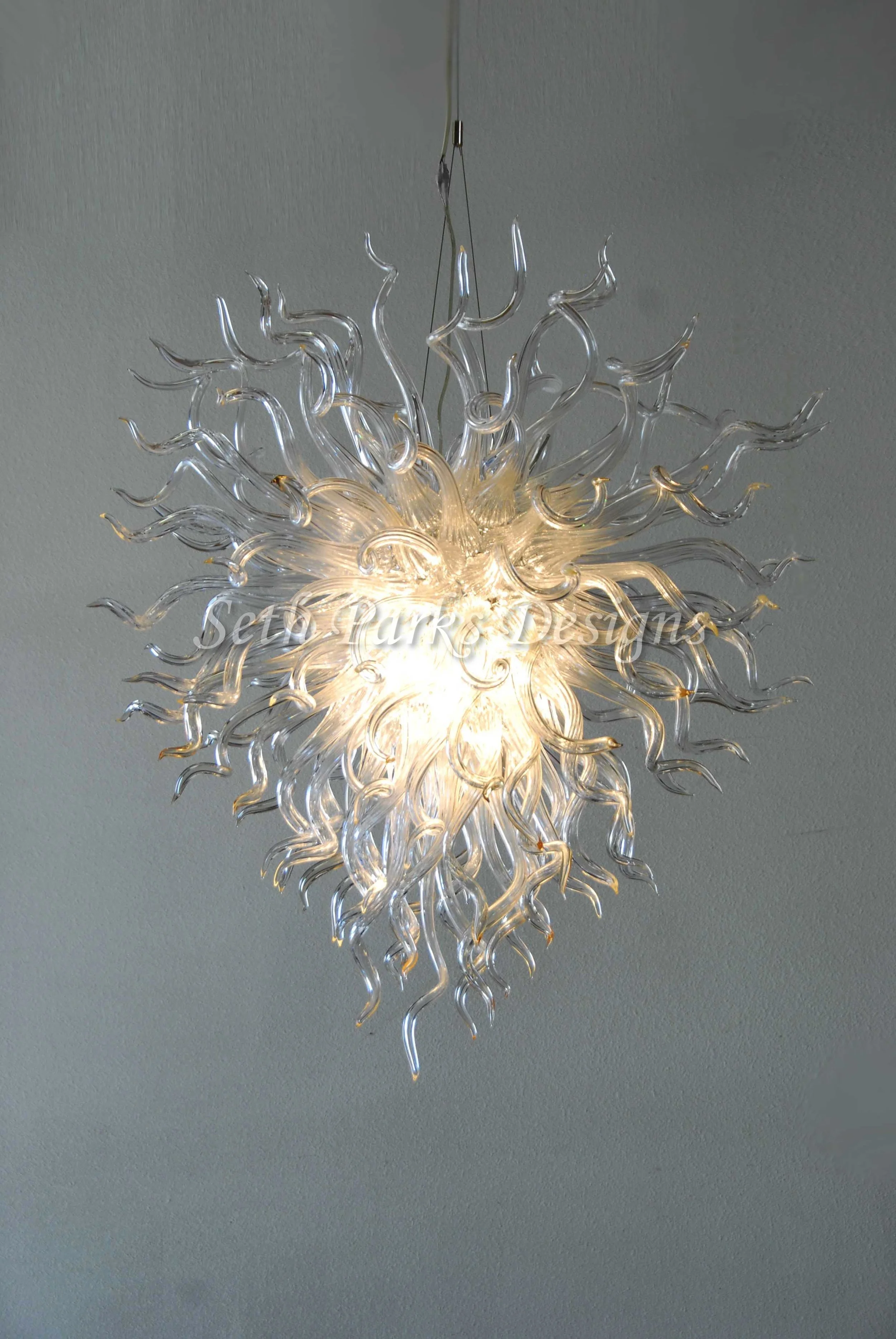 Anemone Blown Glass Chandelier