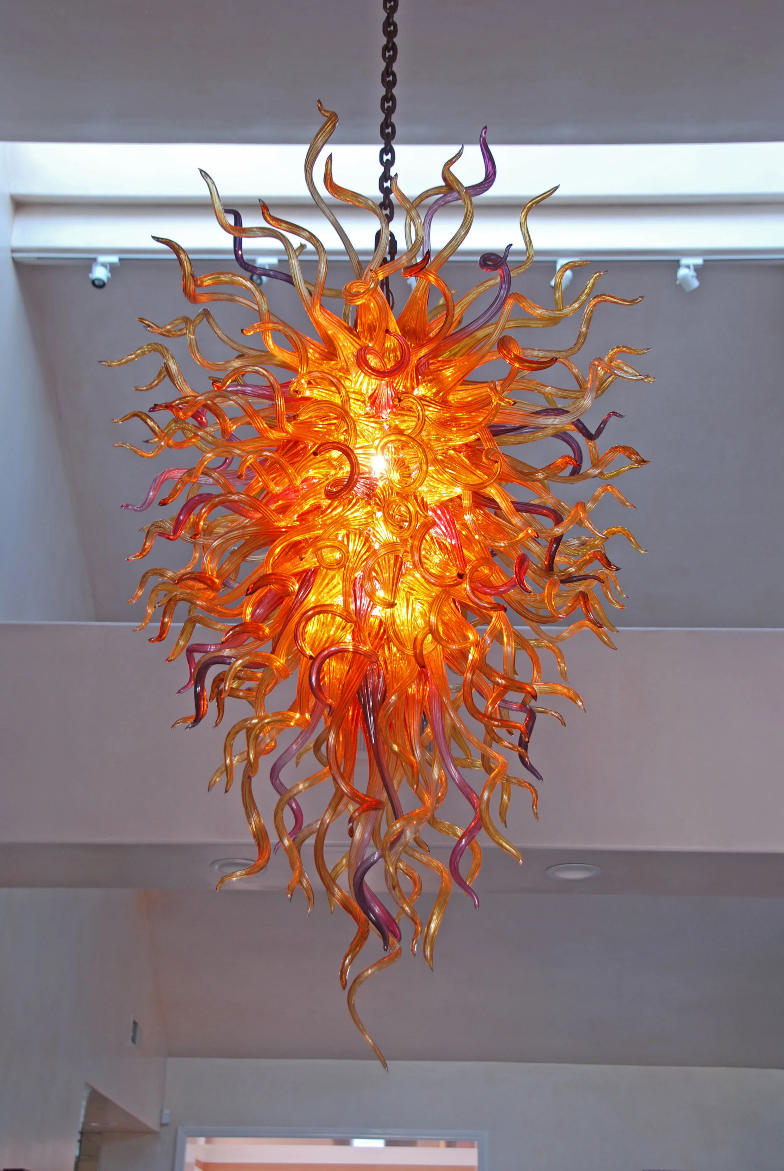 Anemone Blown Glass Chandelier
