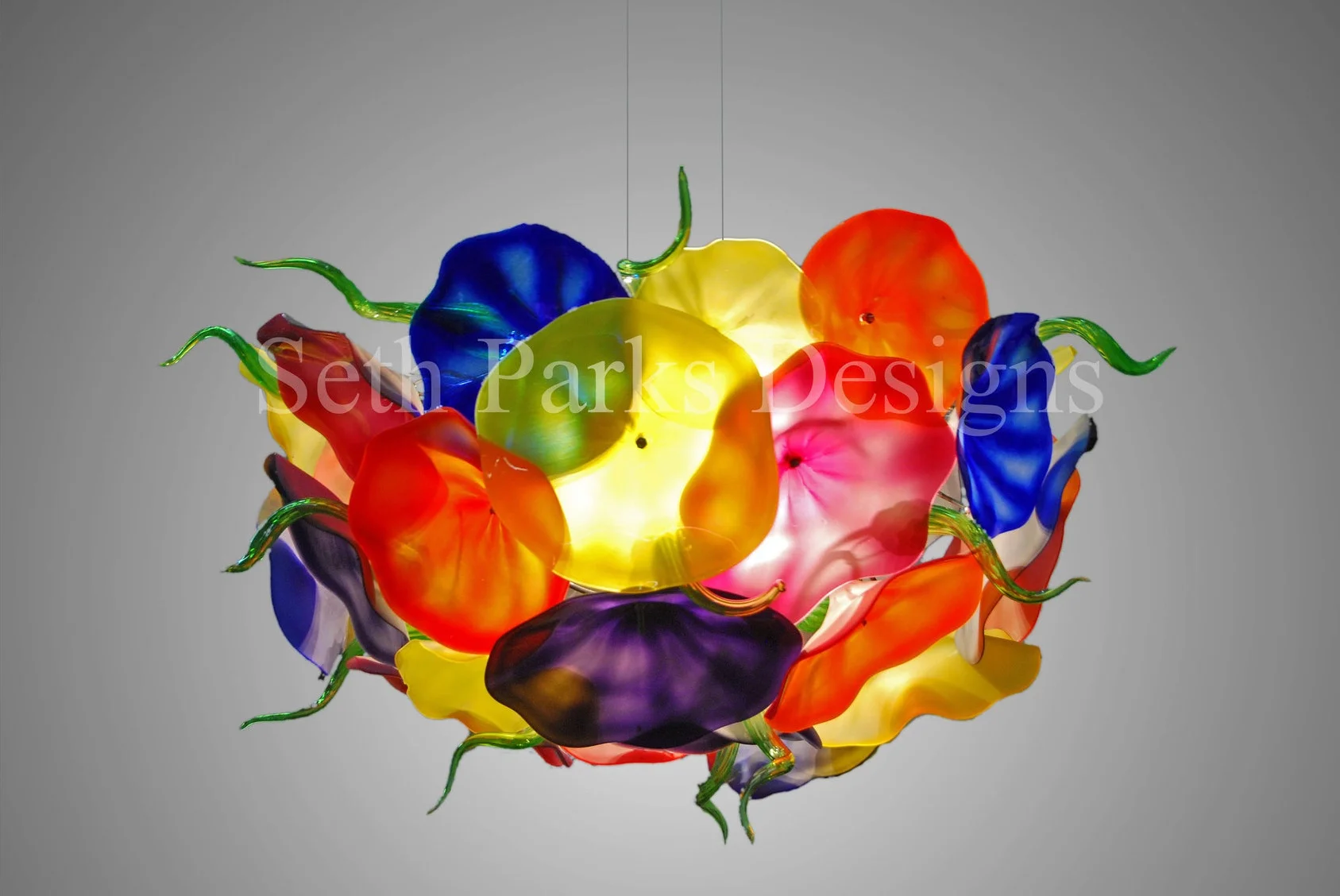 Floreale Blown Glass Chandelier