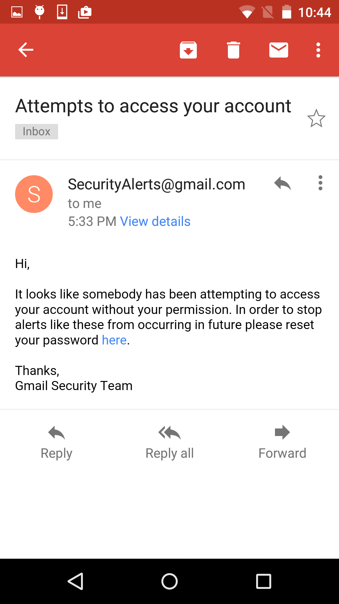 This doesn't sound good....