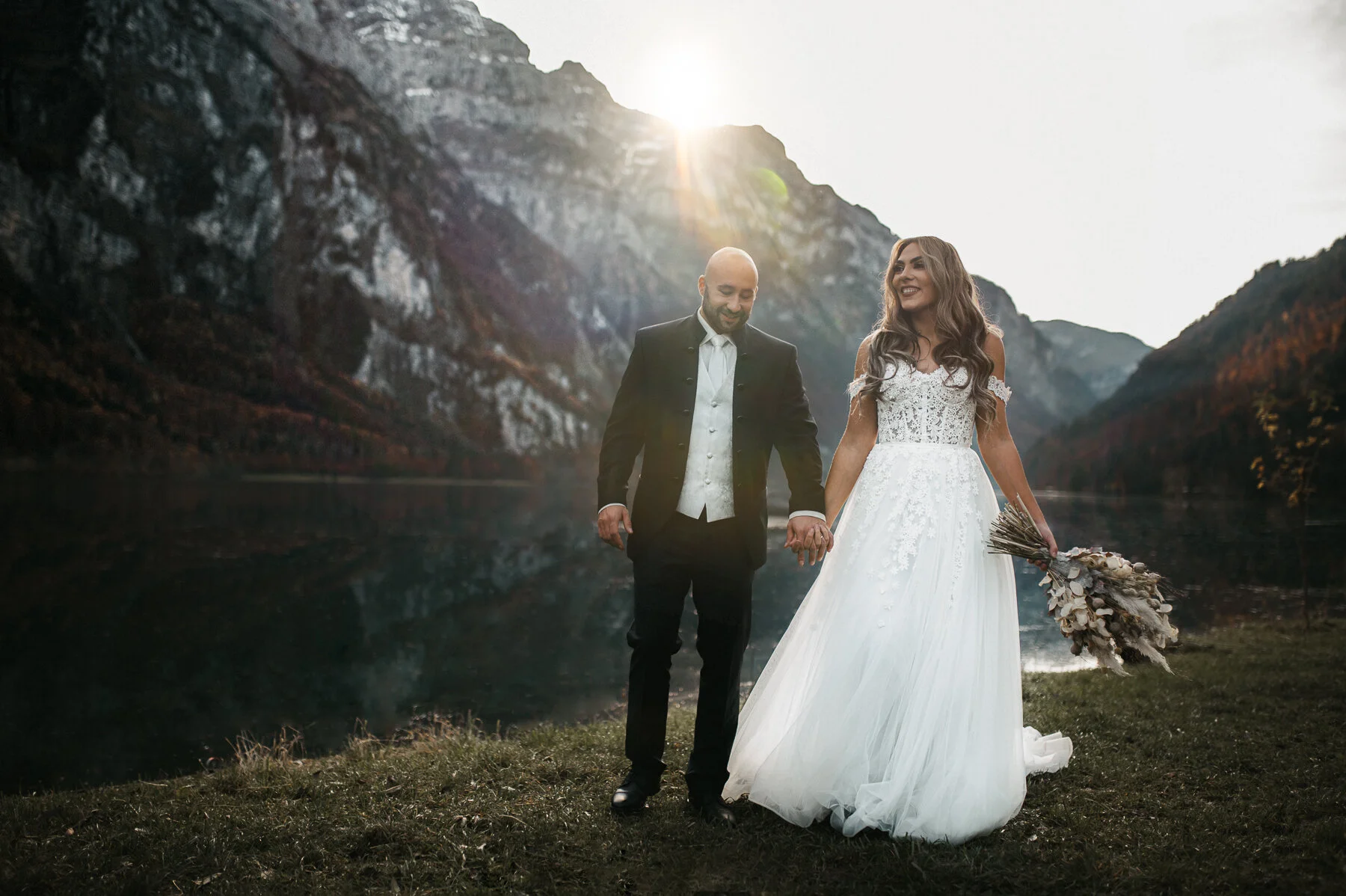 After Wedding Shooting in den Bergen 