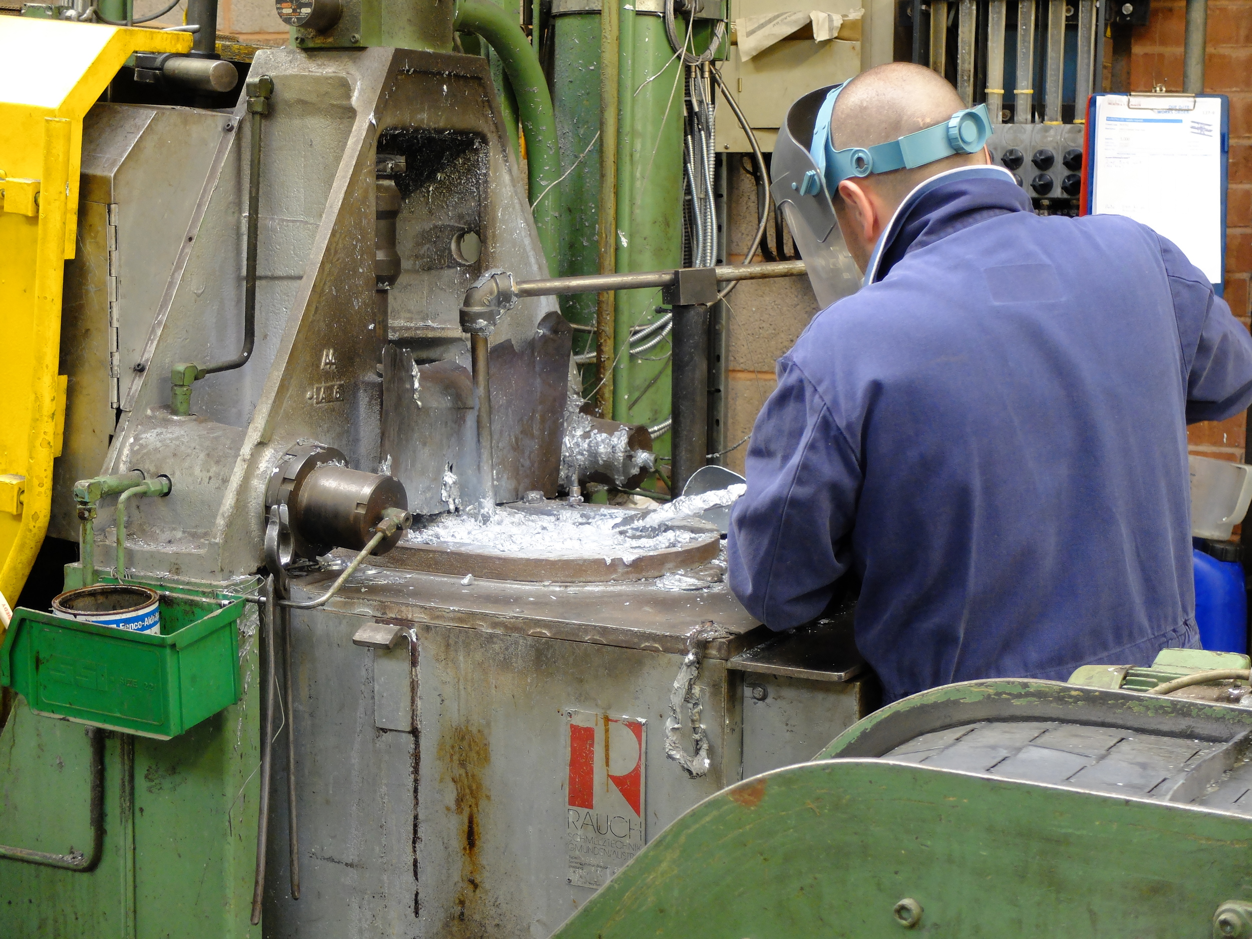Loading the furnace