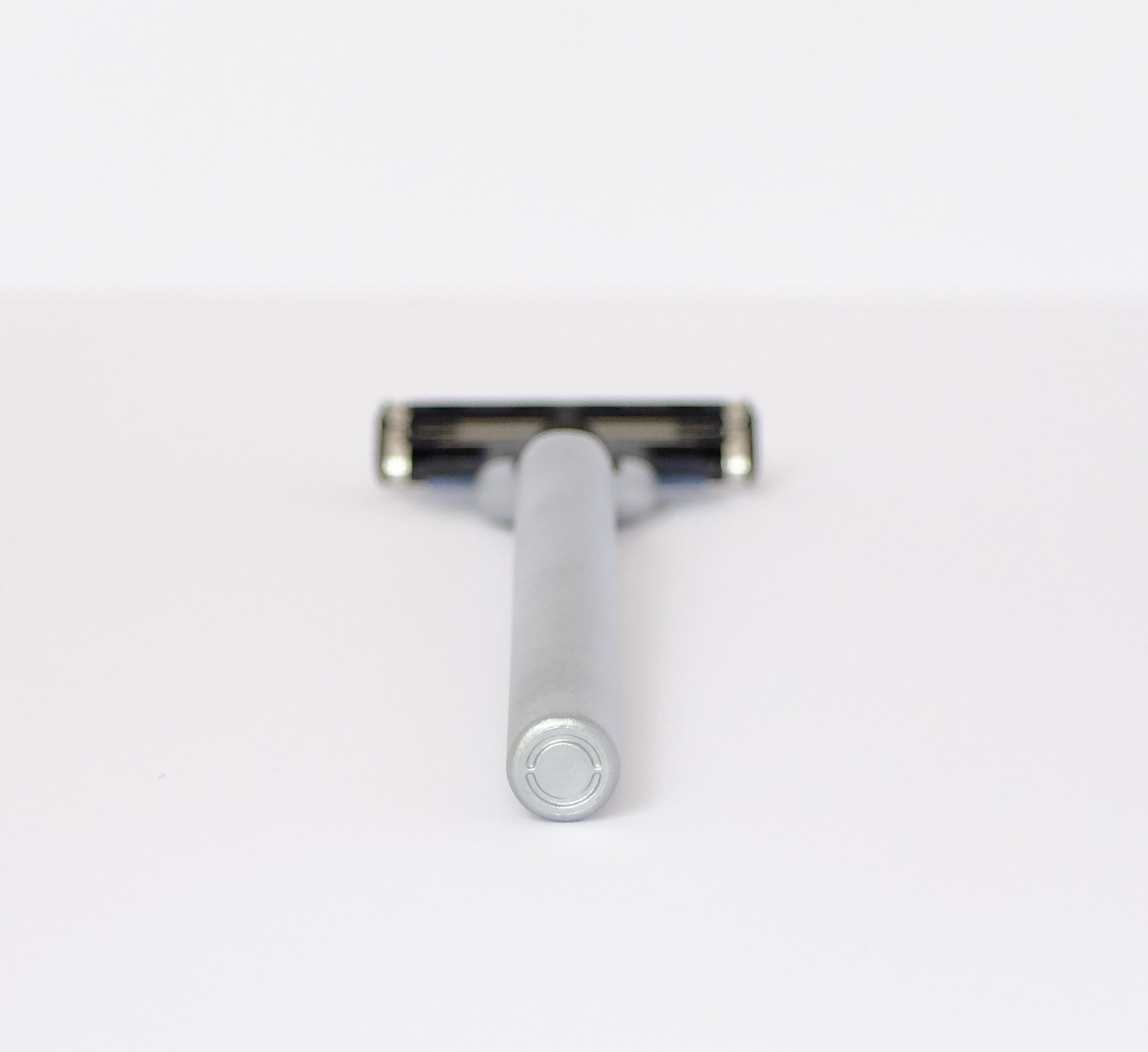 Ockham Classic metal razor from back