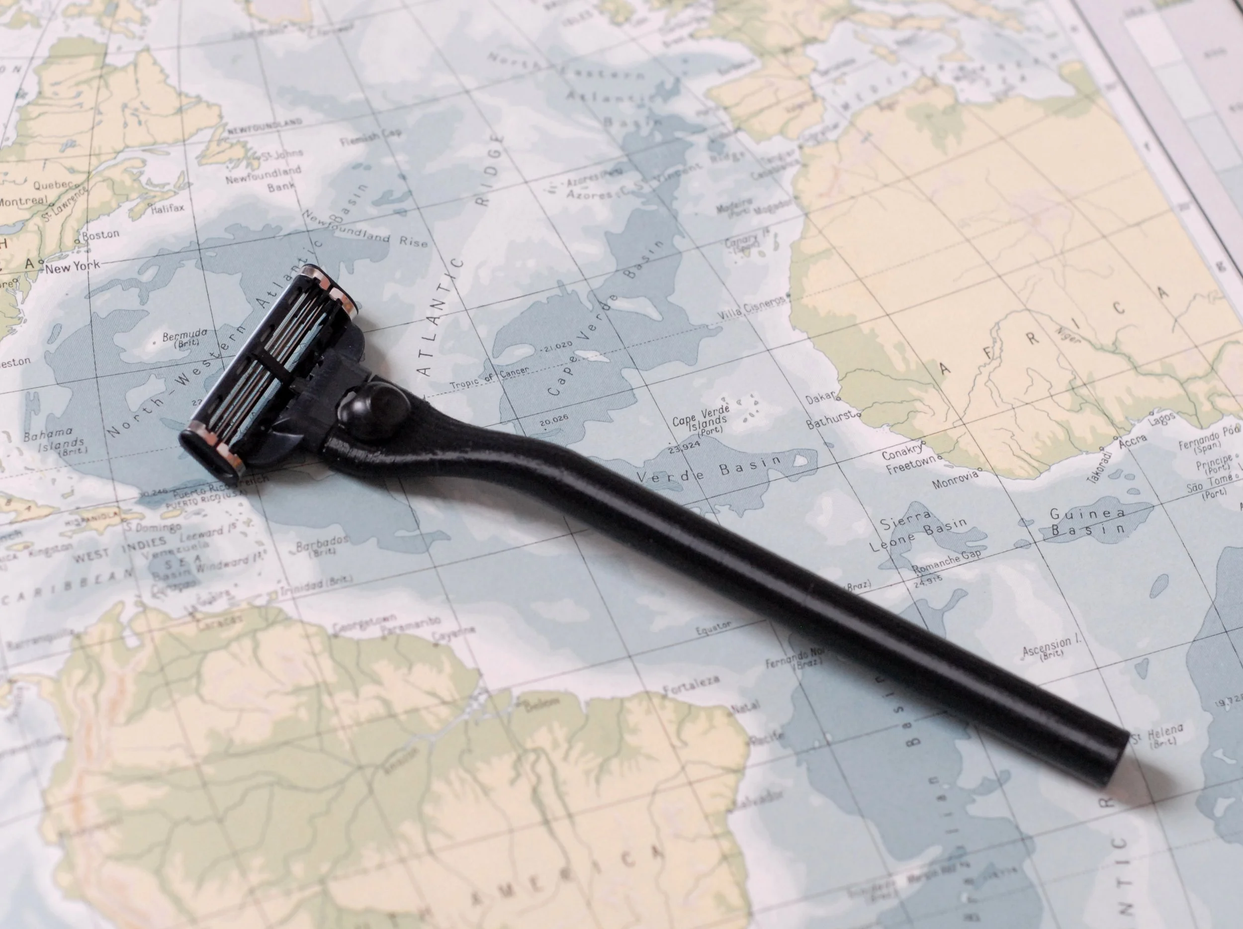 Travel Edition Ockham Razor on map