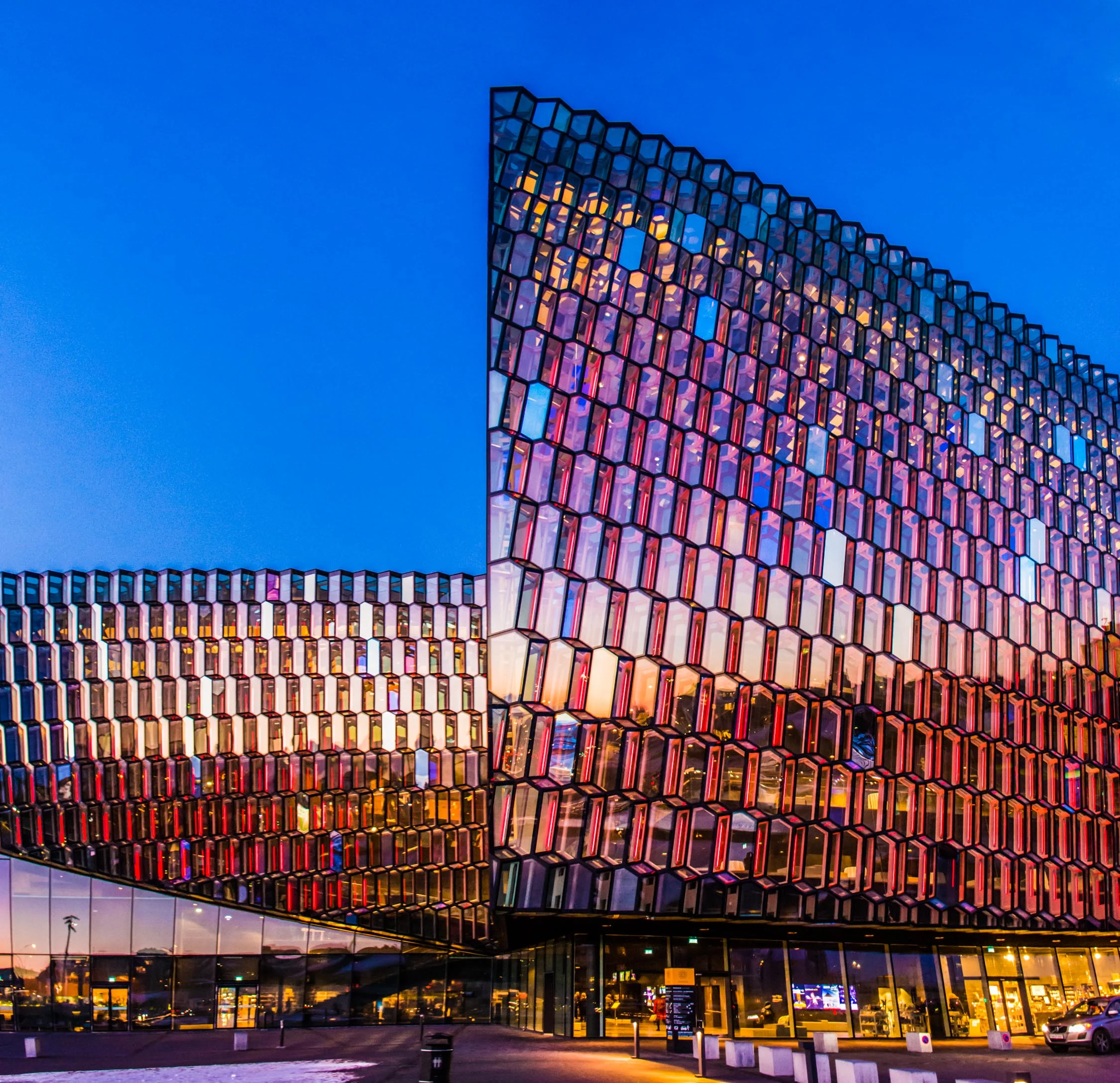 Tour the Harpa Concert Hall in Reykjavik, Iceland