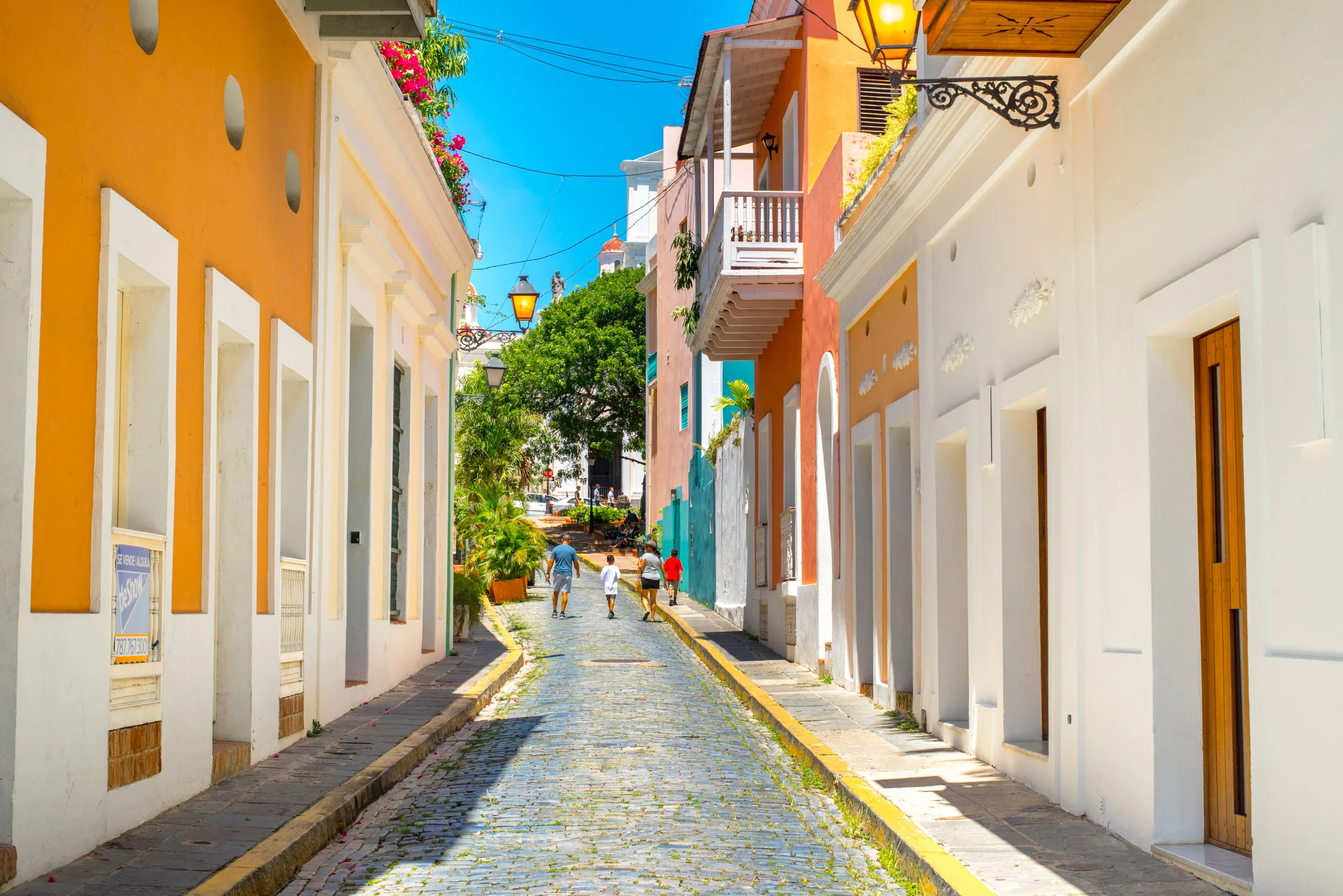 The streets of Old San Juan, Puerto Rico