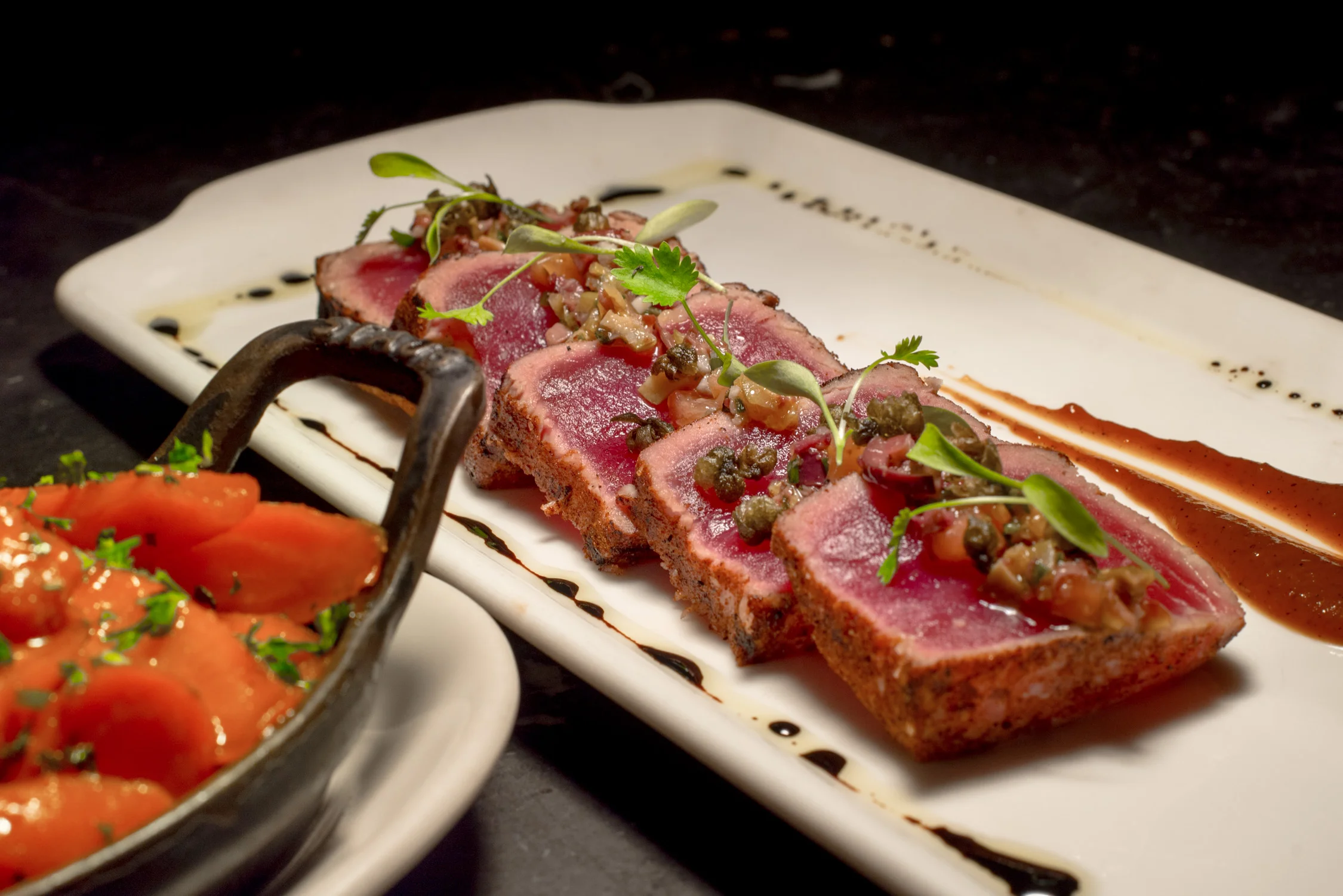 Perfectly seared tuna from BLT inside The Ritz-Carlton, San Juan