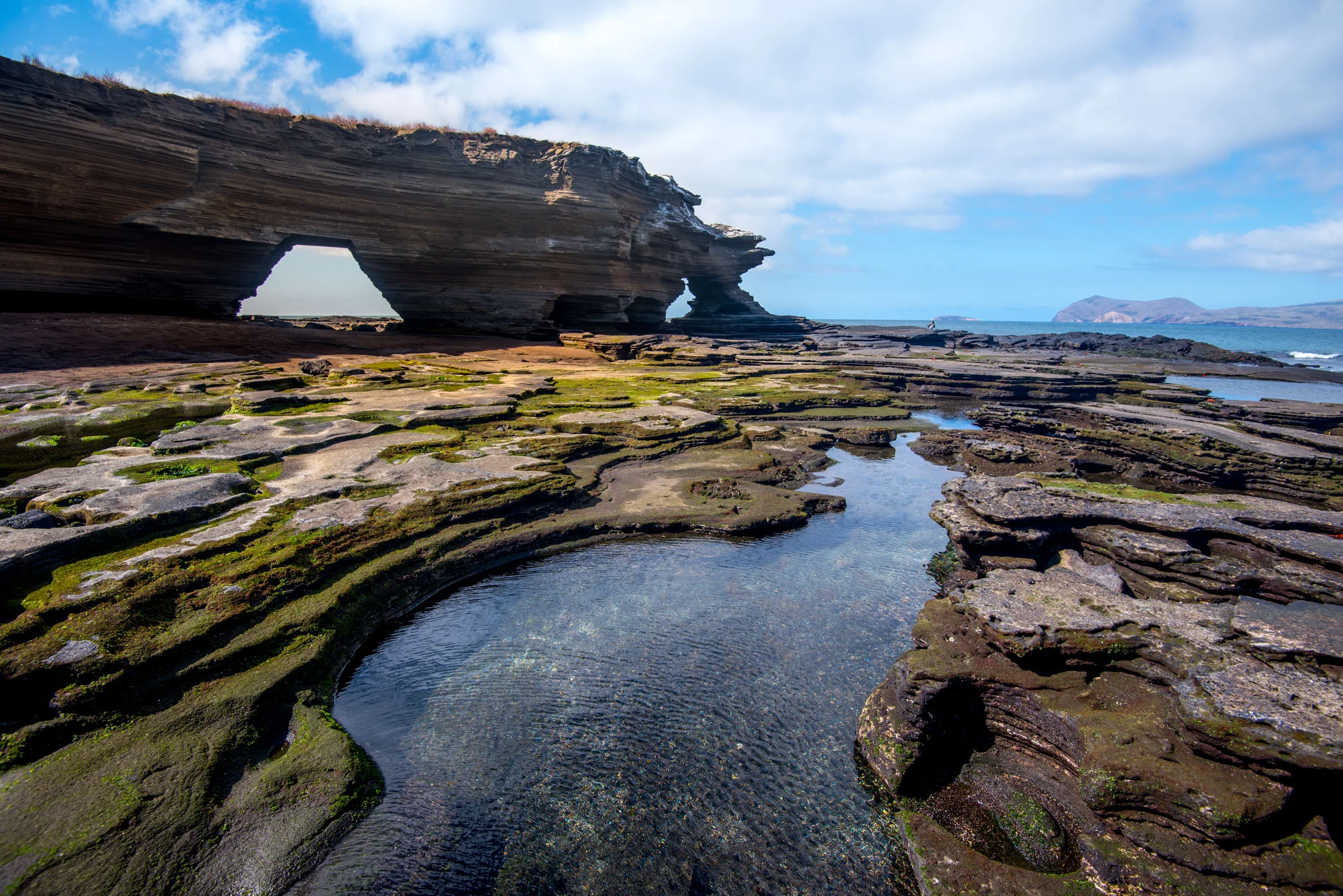 James Bay - perhaps one of the must interesting landscapes from the entire Galapagos 