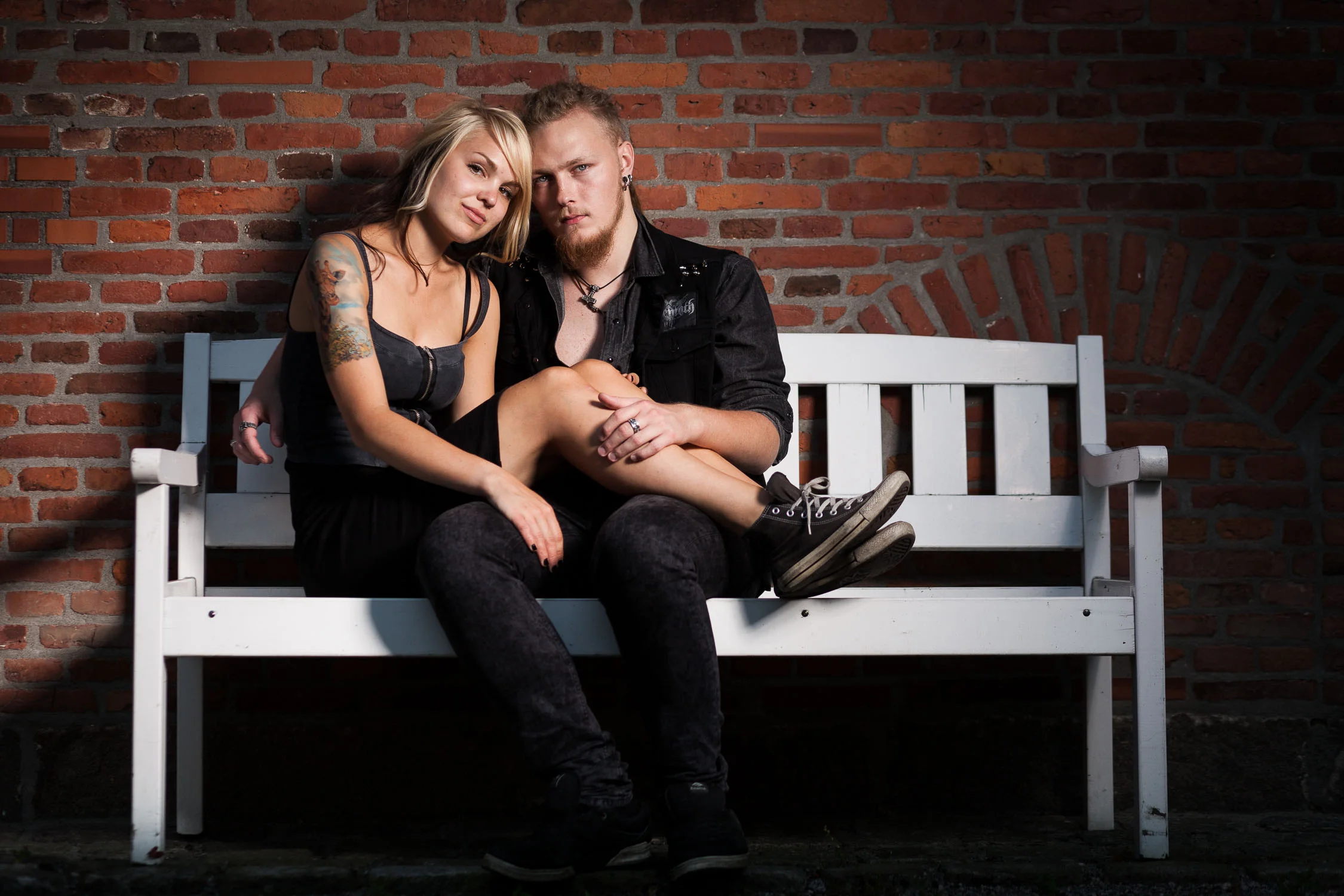 Kjærestefotografering i parken med Hans-Erik og Kristine