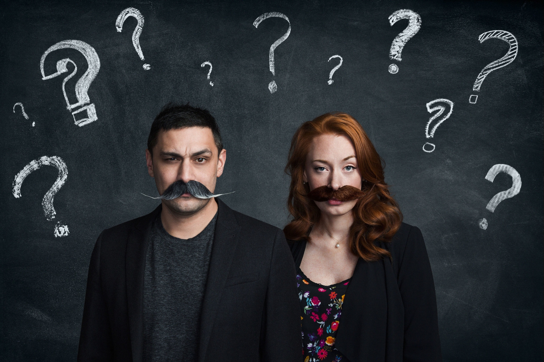 Rutherford is still jealous of my clearly superior tash.