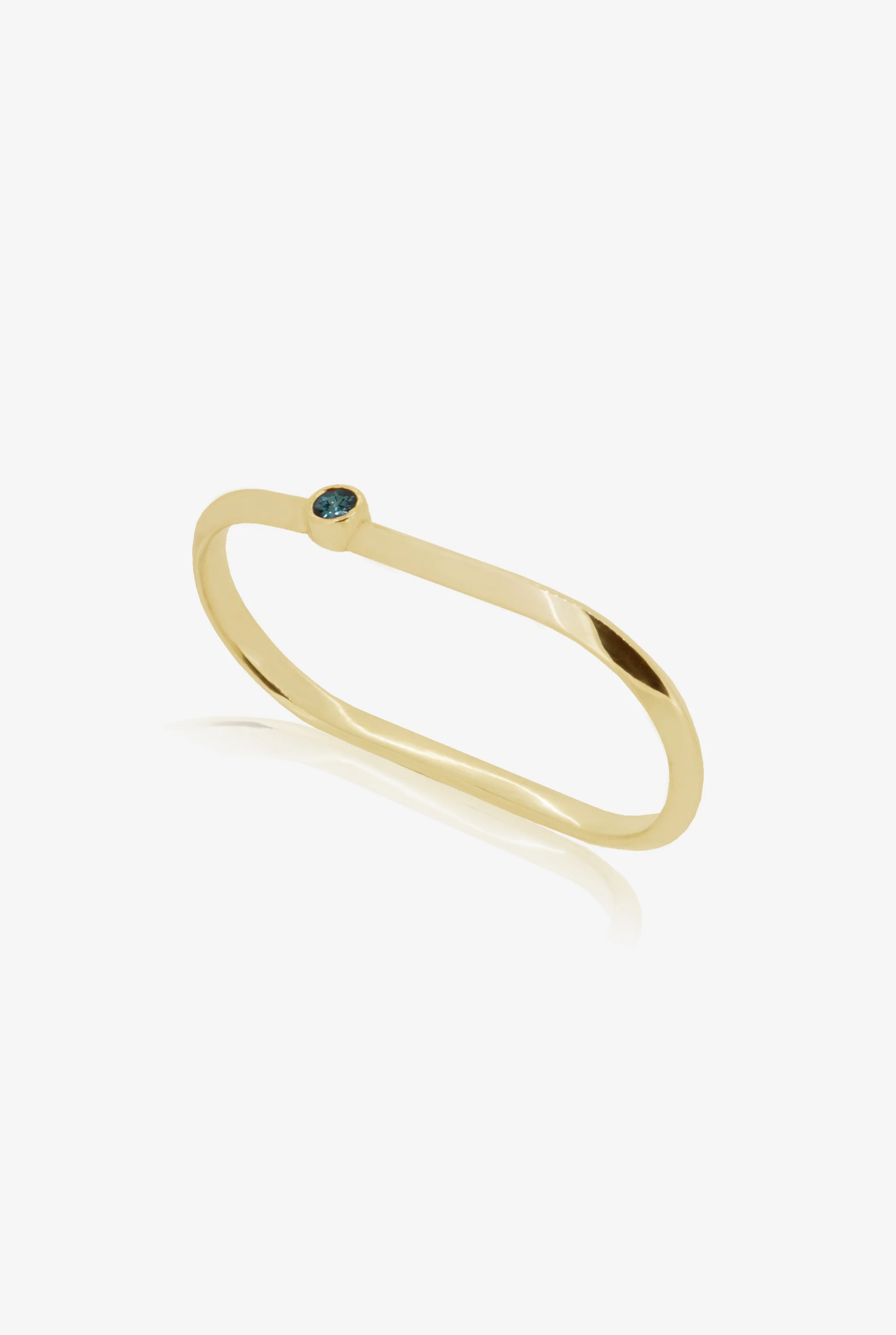 9K Fairtrade Yellow Gold | Teal Tourmaline