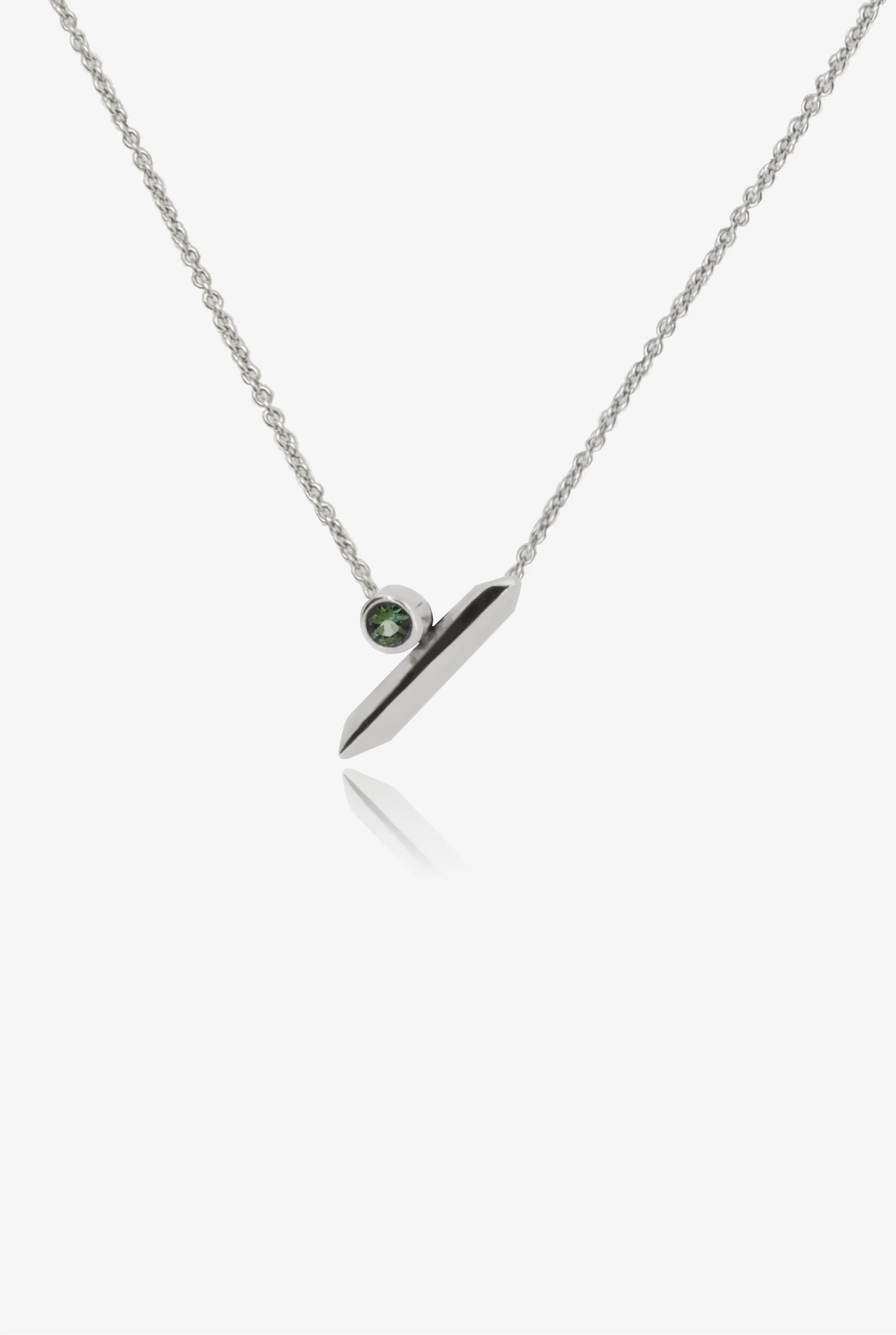 Recycled Silver | Green Tourmaline