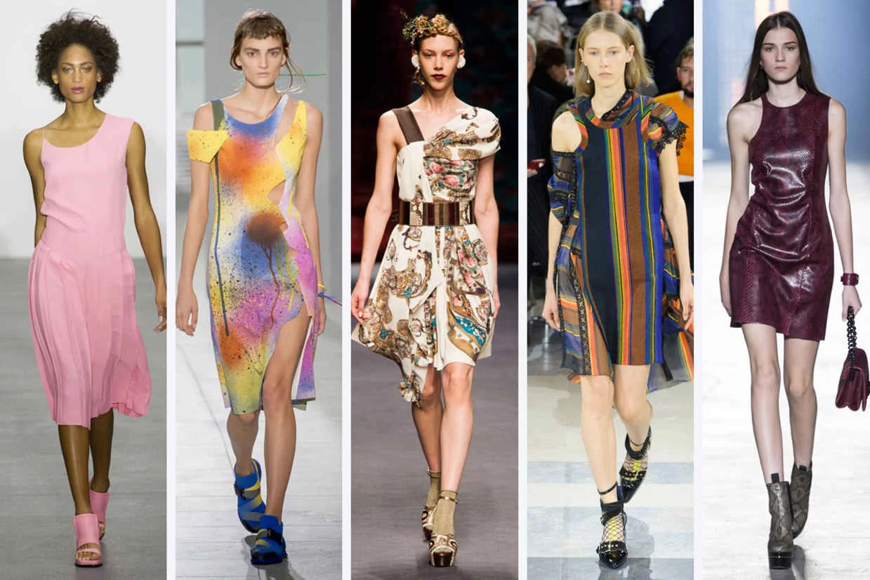 THE COLD SHOULDER: Asymmetrical necklines