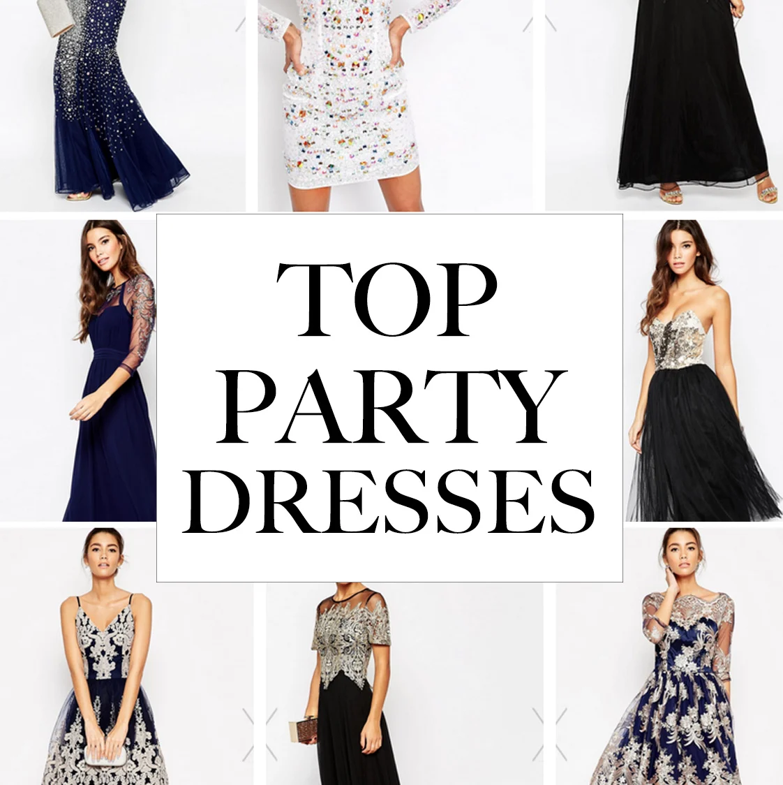 PARTY DRESSES FROM EMERGING BRANDS