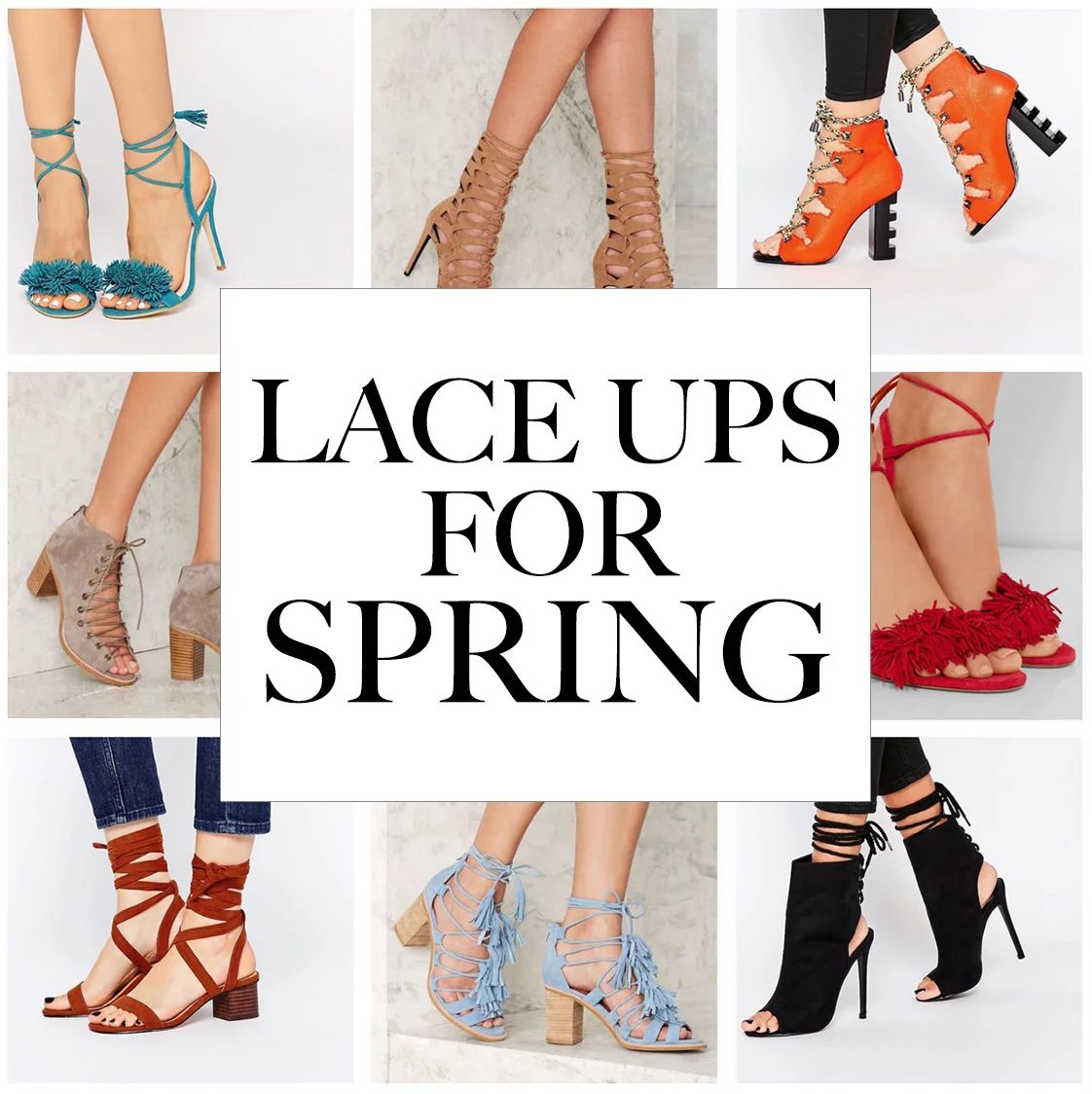 LACE UPS FOR SPRING