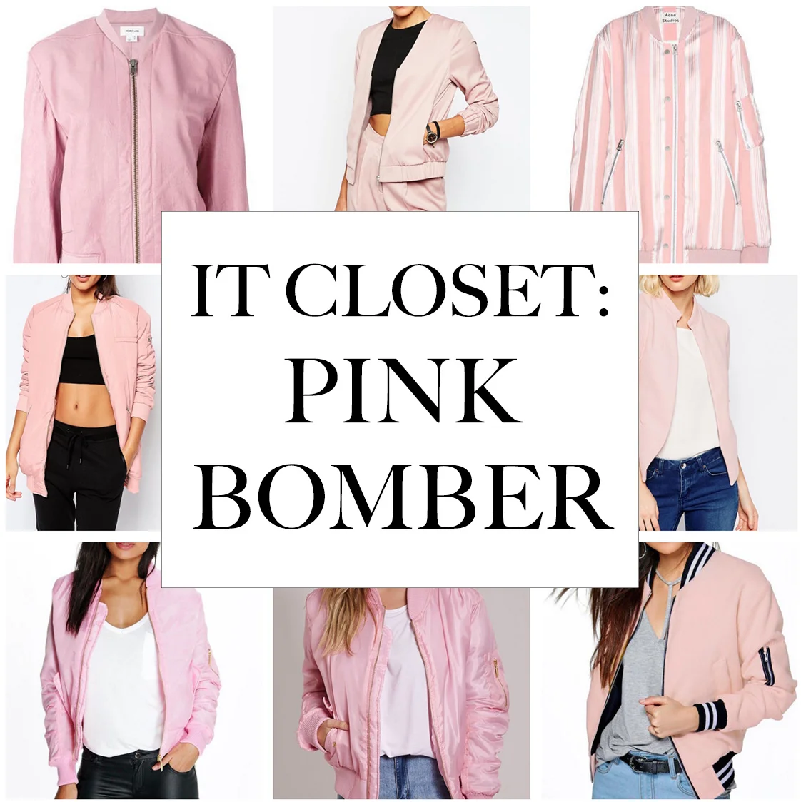 IT CLOSET: PINK BOMBER